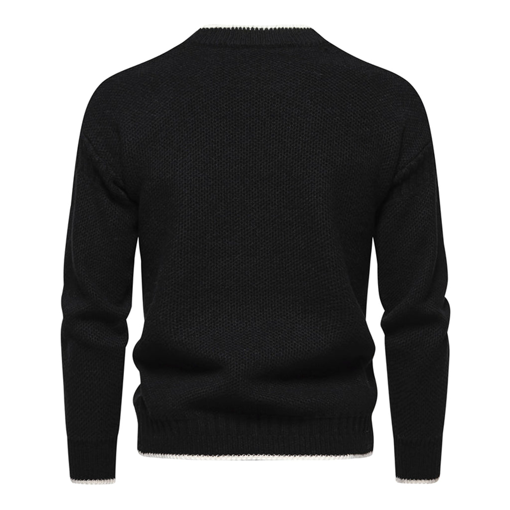 N - Profit - Trendy Leisure Warm Knitted Bottoming Youth Sweater Men - enhanced image 8