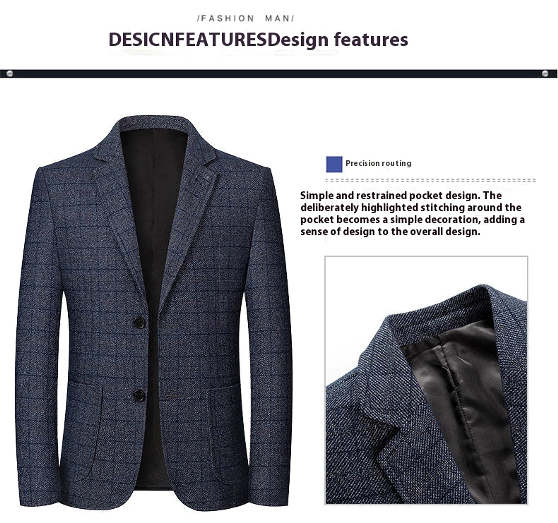 ModernoForm™ – Mid-Age Suit Top for Men - enhanced image 8