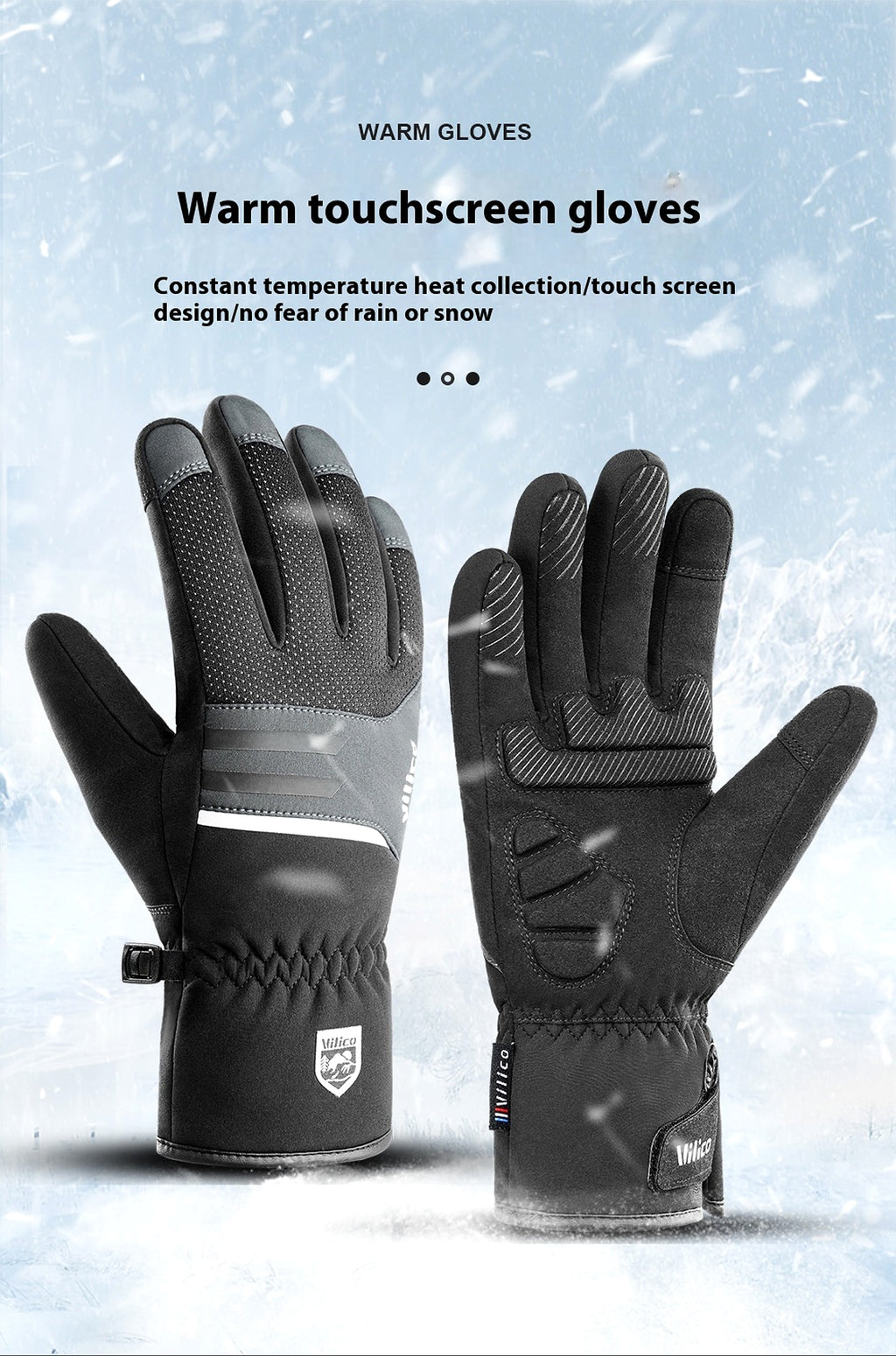 Outdoor Non-slip Cold Velvet Wear-resistant Gloves - enhanced image 8