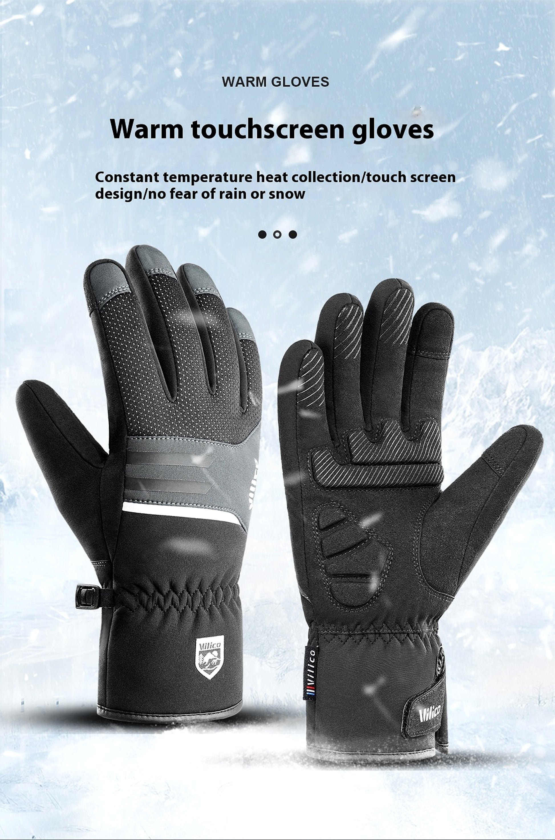 Outdoor Non-slip Cold Velvet Wear-resistant Gloves - enhanced image 8