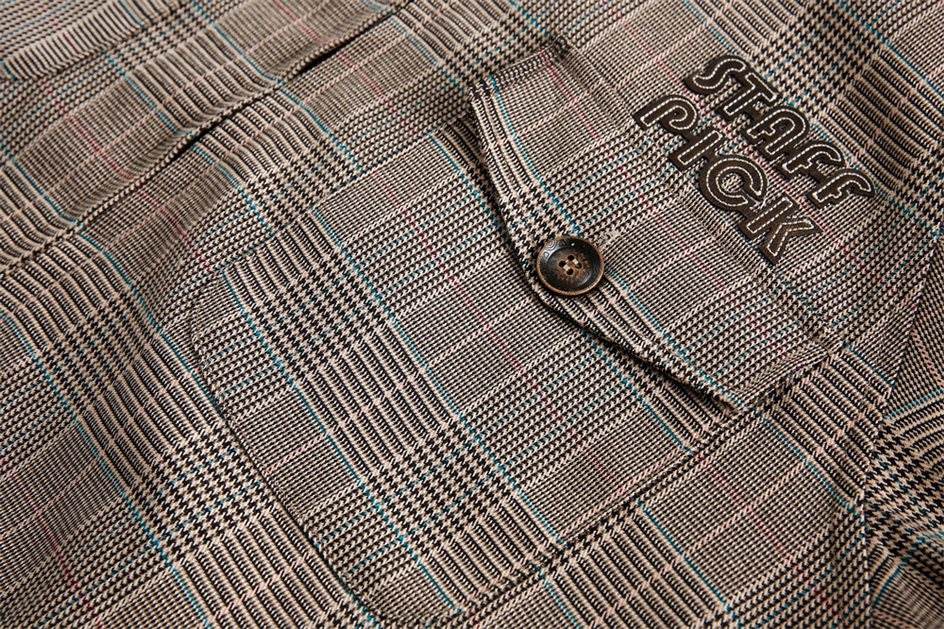 Plaid Loose-fitting Stand-up Collar Jacket Men And Women - enhanced image 8