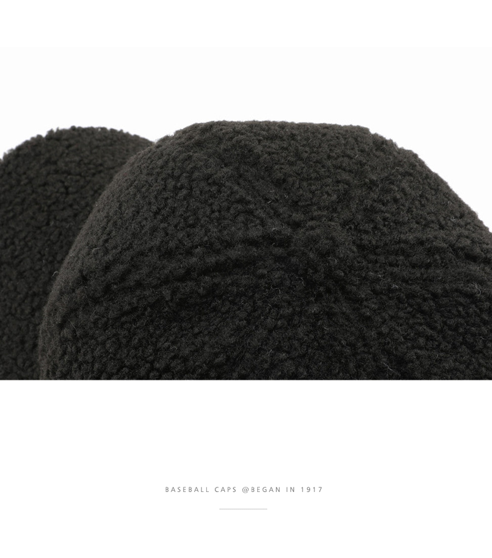 RICH - Lamb Wool Baseball Cap - enhanced image 8