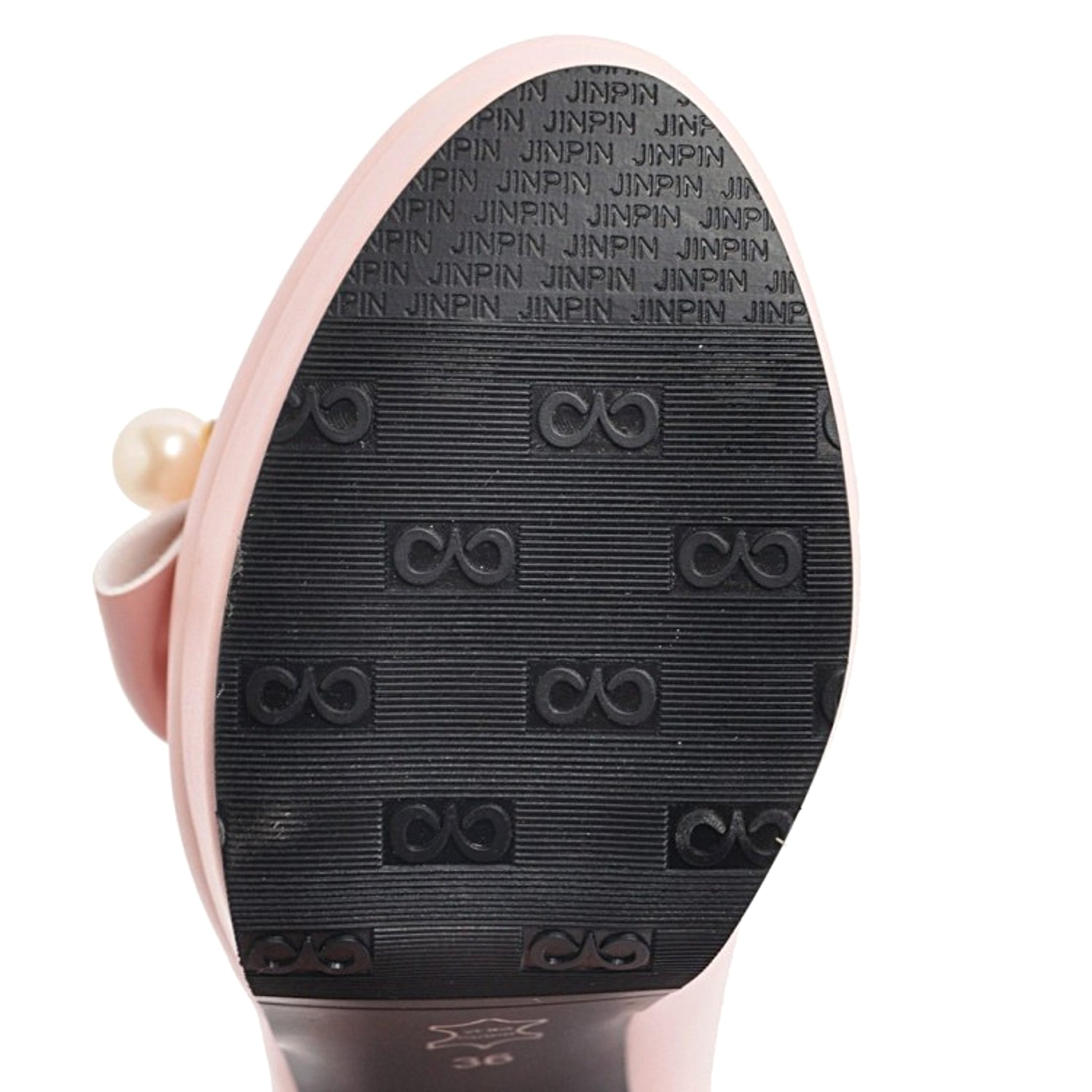 Round Toe Single Shoe Thick Heel Platform - enhanced image 8
