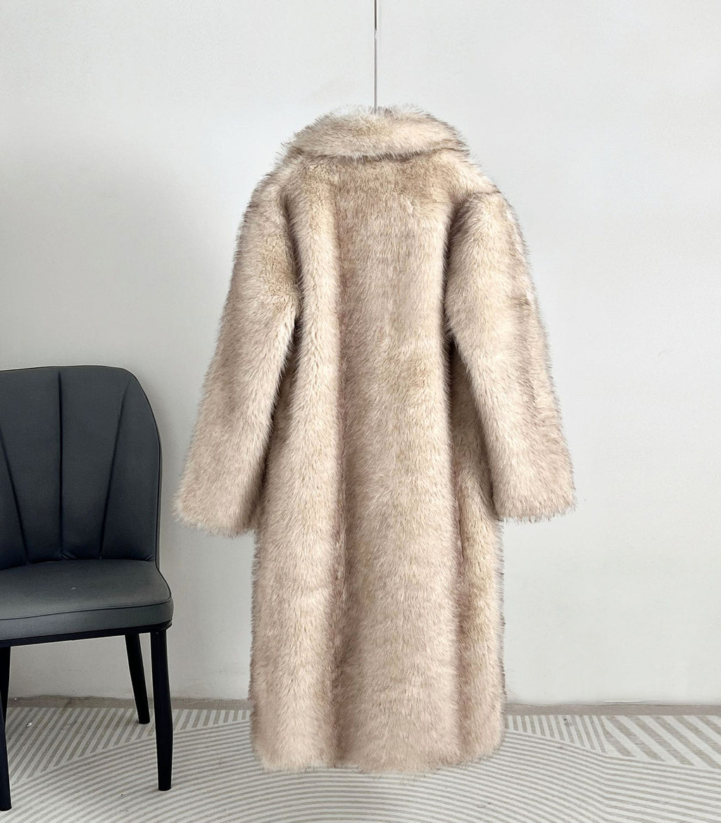 Royal Faux Fur Maxi Coat – 25 Edition - enhanced image 8