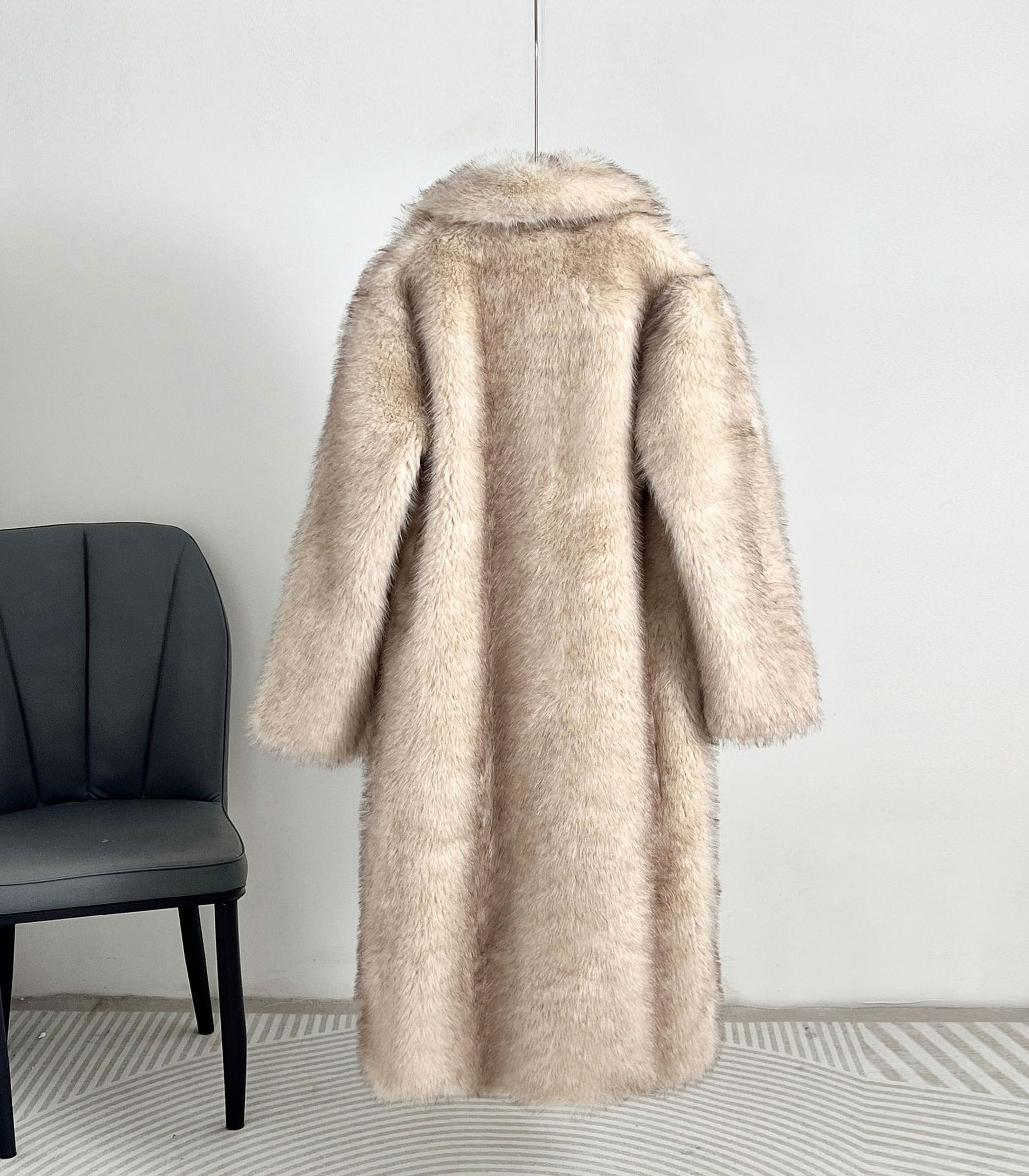 Royal Faux Fur Maxi Coat – 25 Edition - enhanced image 8