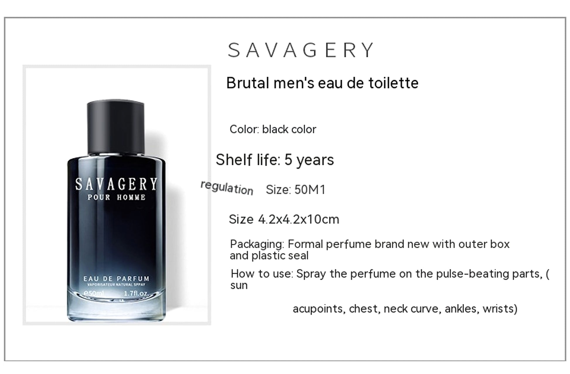 A.1 Savagery Persistent And Fresh Wooden Fragrance Gulong Eau De Toilette - enhanced image 8