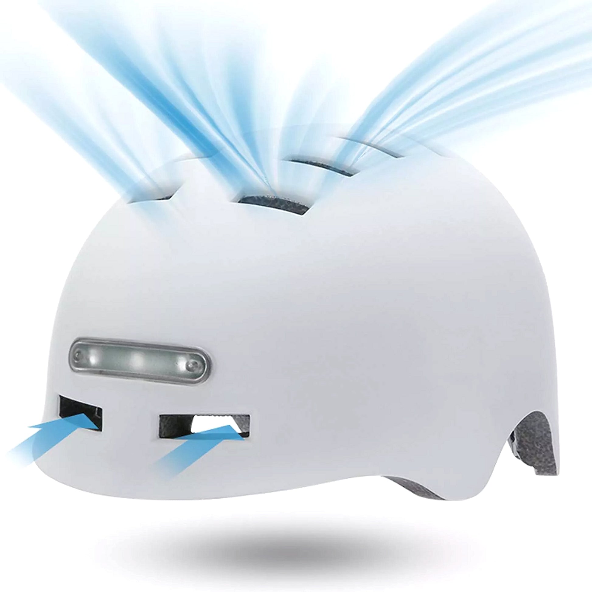 Skateboard Cycling Electric Vehicle Lighting Warning Smart Light Safety Sports Helmet - enhanced image 8