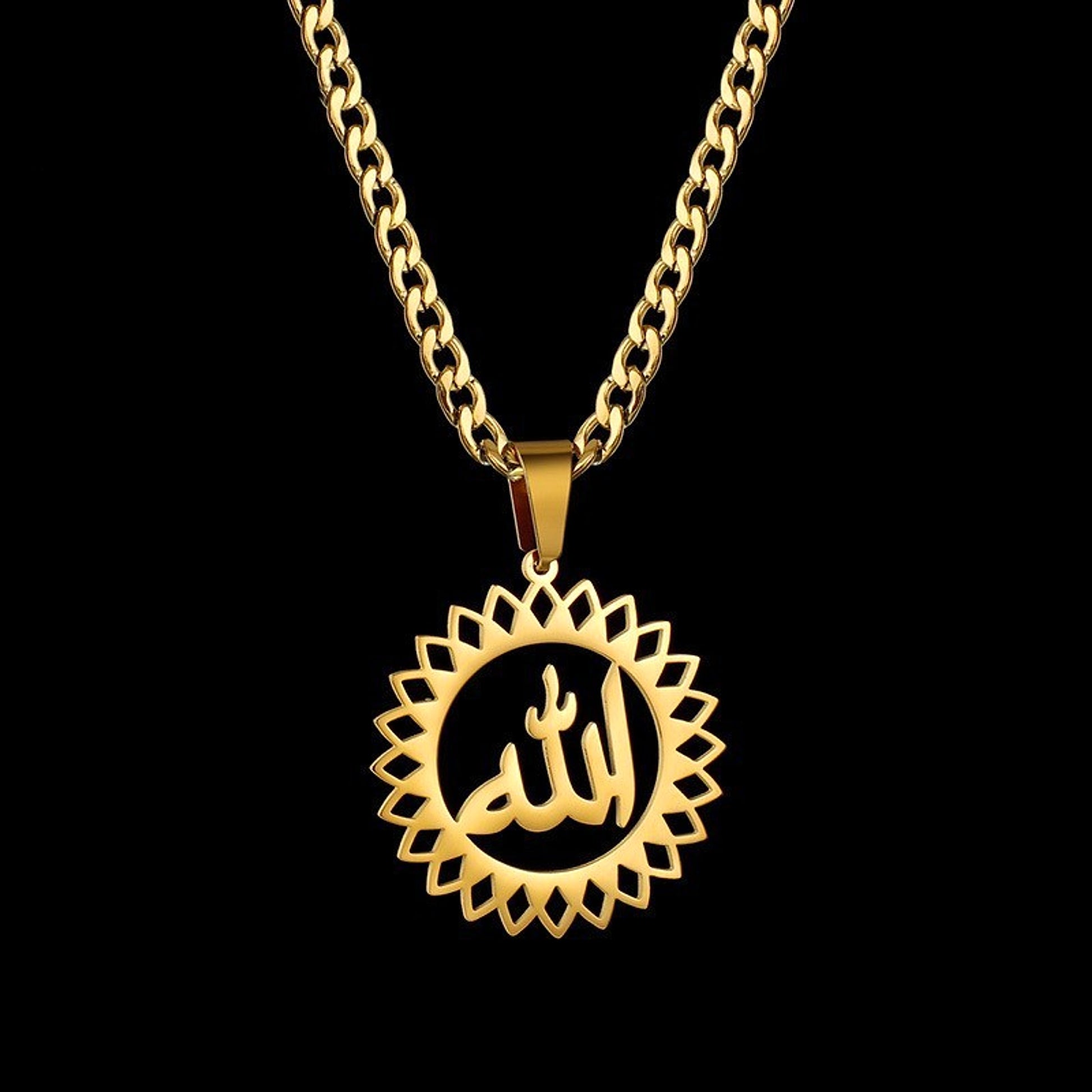 Stainless Steel DIY Arabic Name Necklace Personality - enhanced image 8