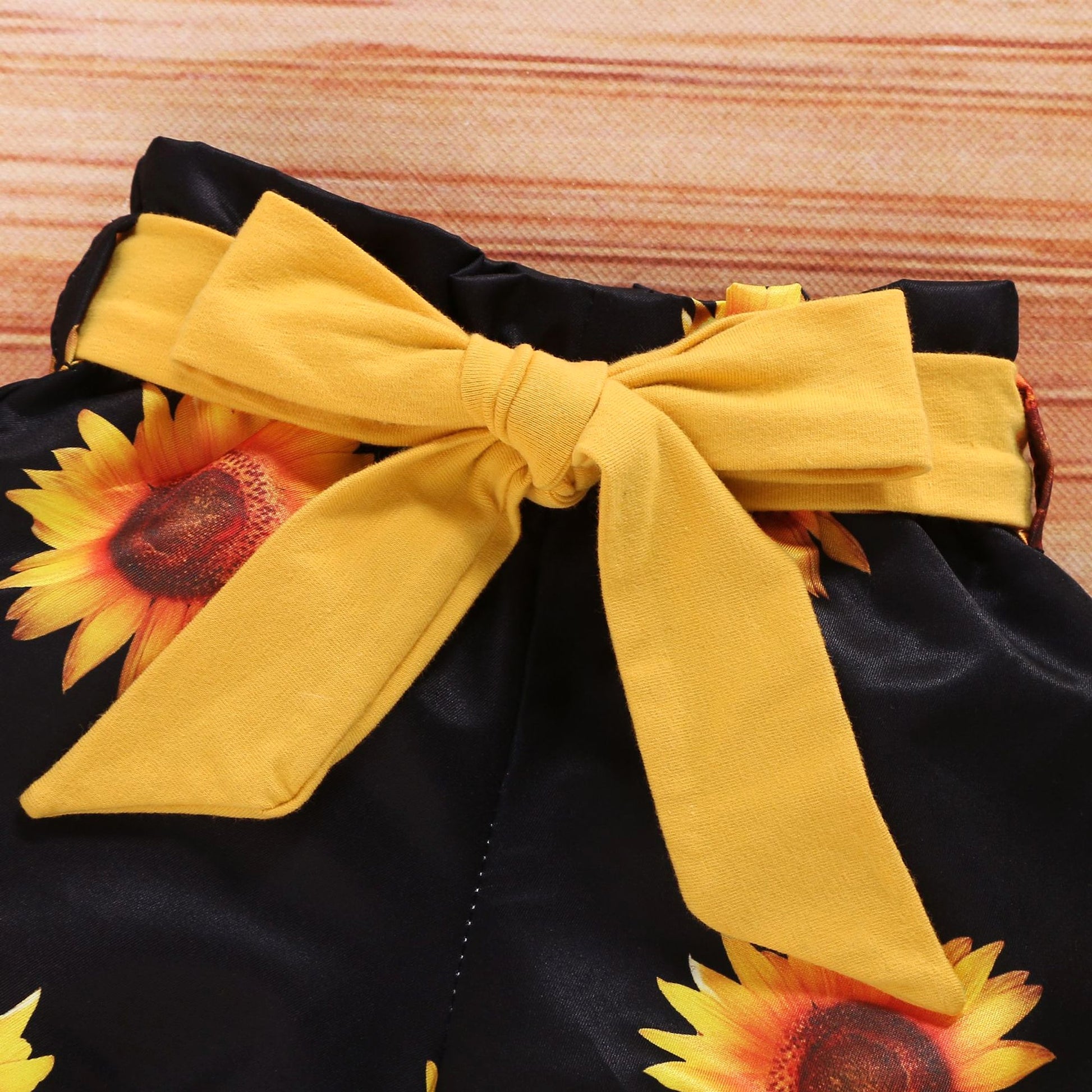 SunnyBloom™ – 3-Piece Baby Girl Sunflower Outfit - enhanced image 8