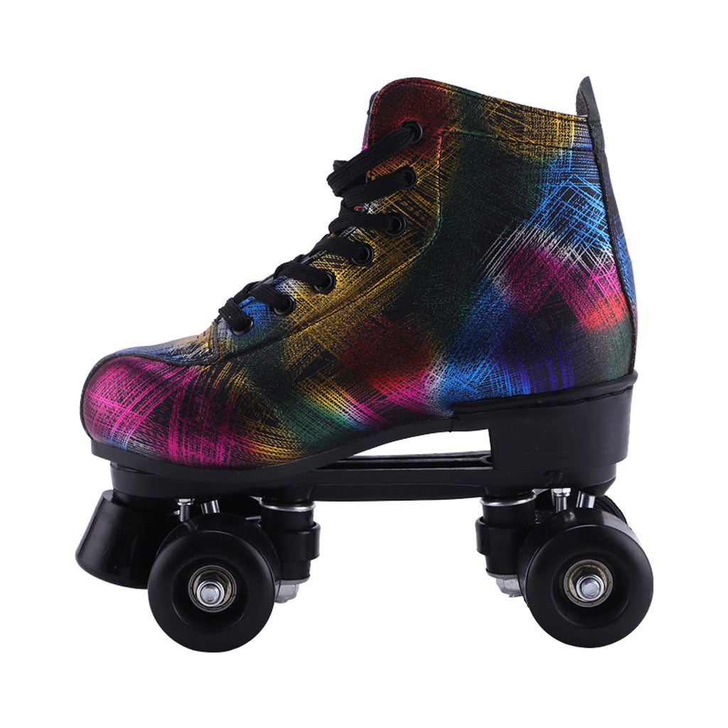 Symphony Feather Double Row Skates Adult Roller Skates Four Roller Skating Flash Skates - enhanced image 8