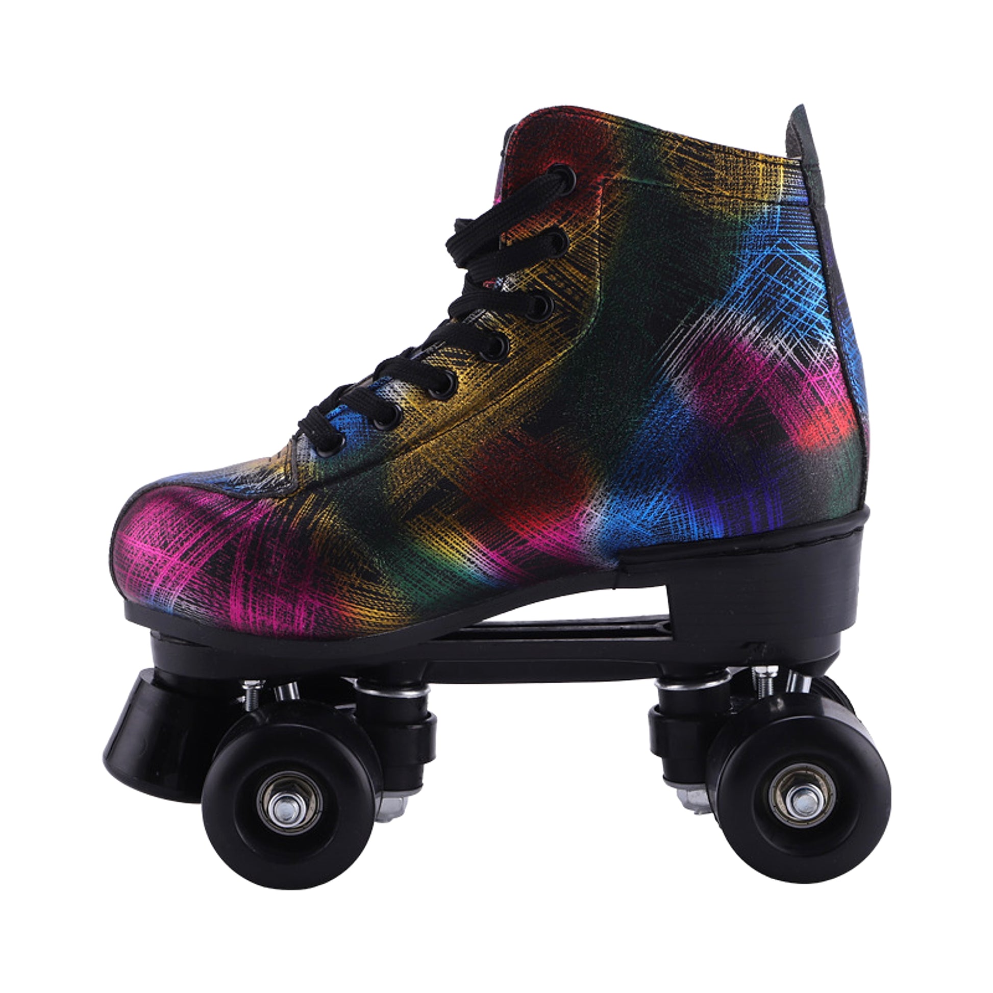 Symphony Feather Double Row Skates Adult Roller Skates Four Roller Skating Flash Skates - enhanced image 8