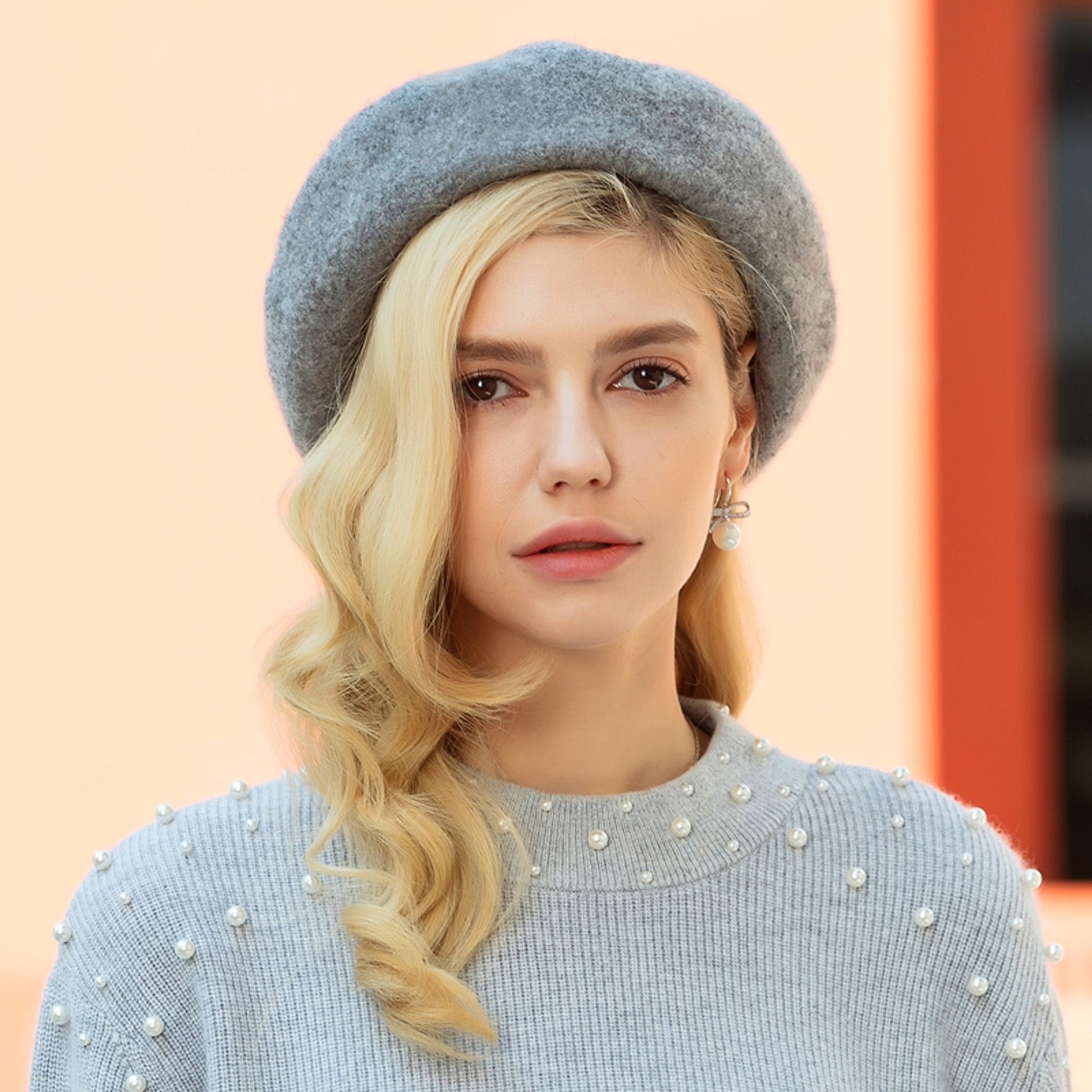 Thickened And Plush Enlarged Hood Elastic Sweatband Beret Hat Cap - enhanced image 8