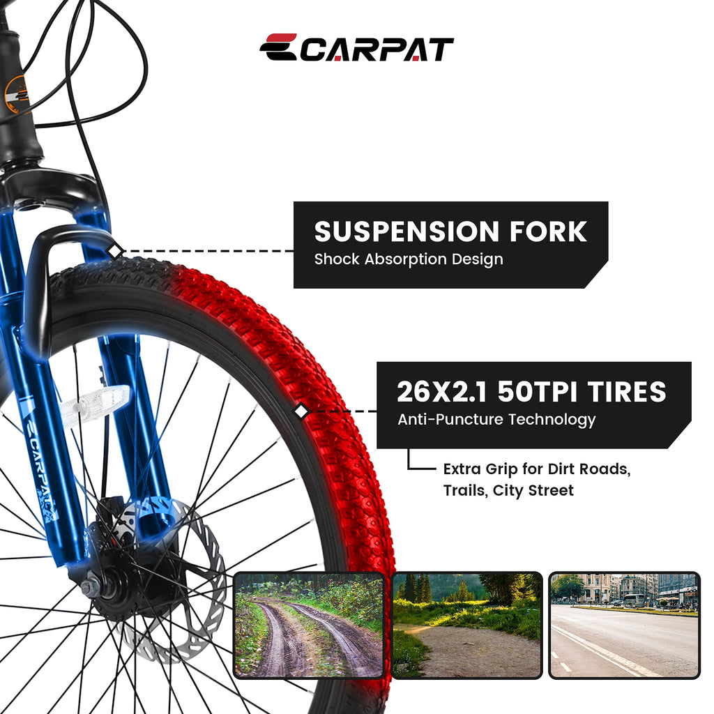 TrailStar™ – 26" Shimano 21-Speed Mountain Bike (Teen) - enhanced image 8