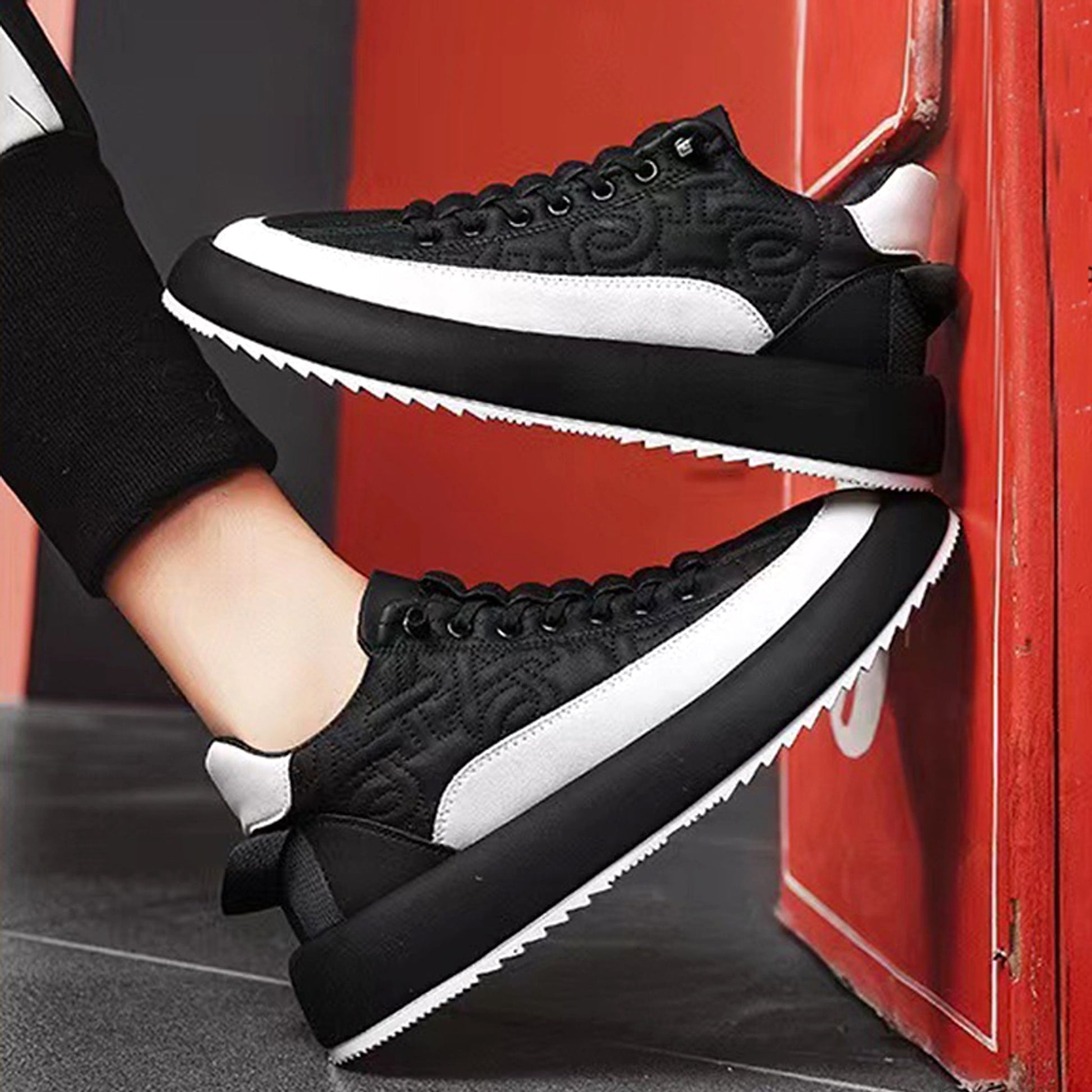 Sports Shoes Casual Lace Up Sneakers For Men - enhanced image 8