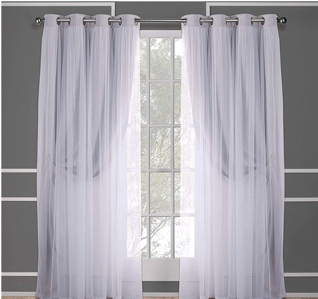 Velura™ – Double Layer Lace-Trim Blackout Curtain - enhanced image 8