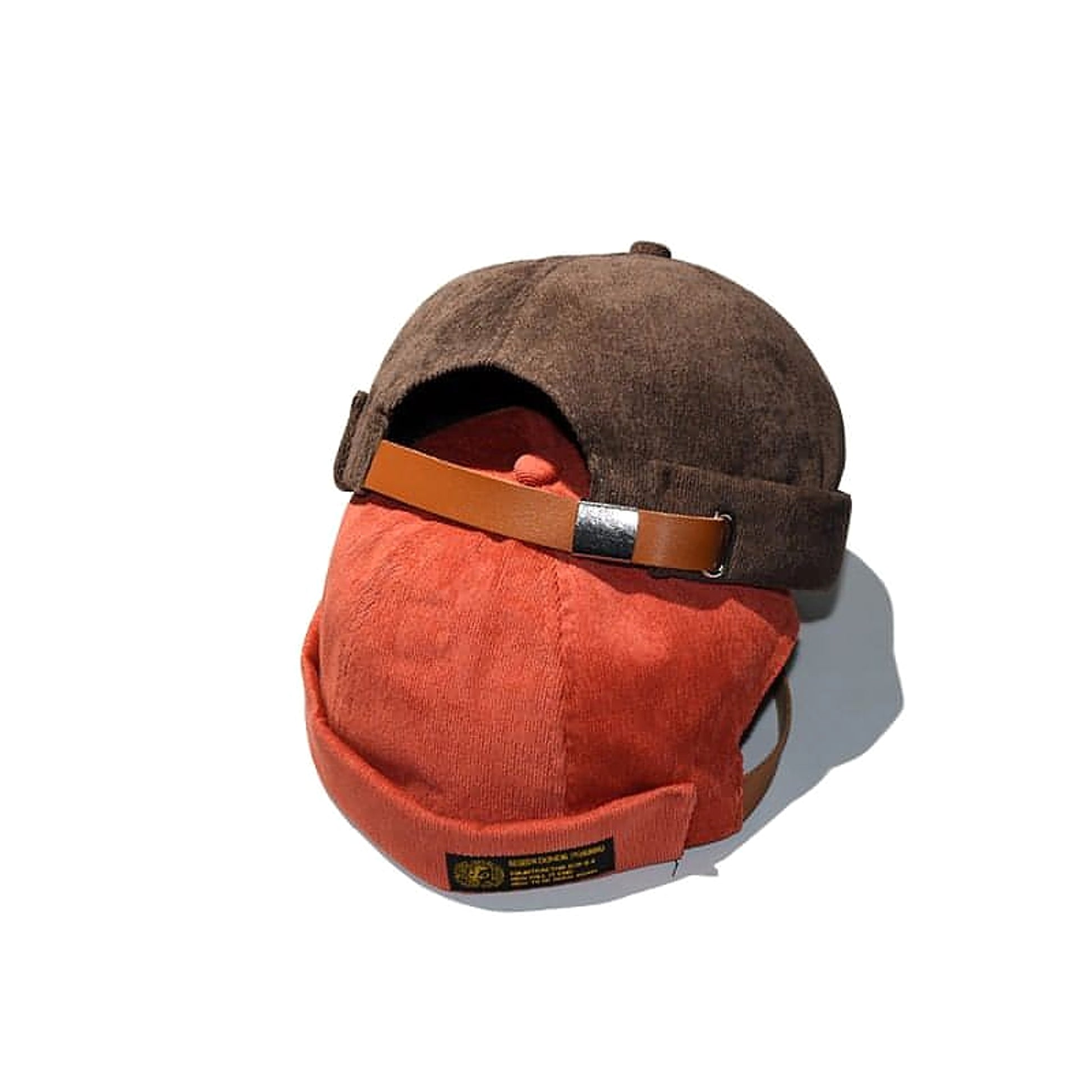 Vintage Docker Cap Brimless Hat - enhanced image 8
