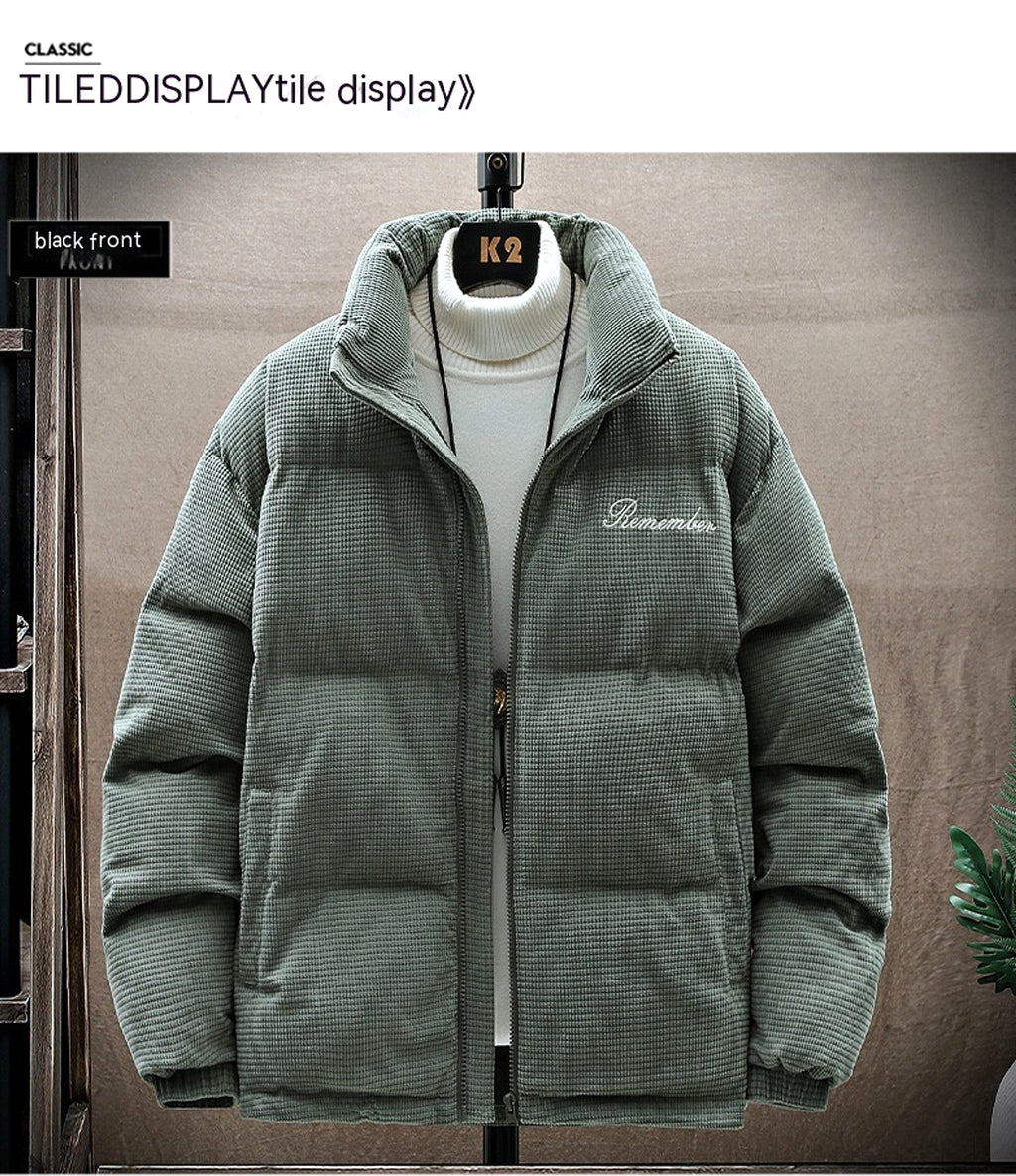 Waffle Coat Winter Warm And Trendy Cotton Coat - enhanced image 8