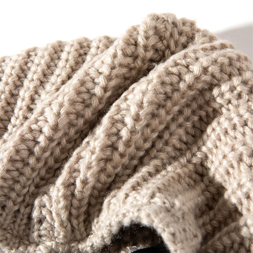 Warm And Cold Proof Hat Leather Brim Splicing - enhanced image 8