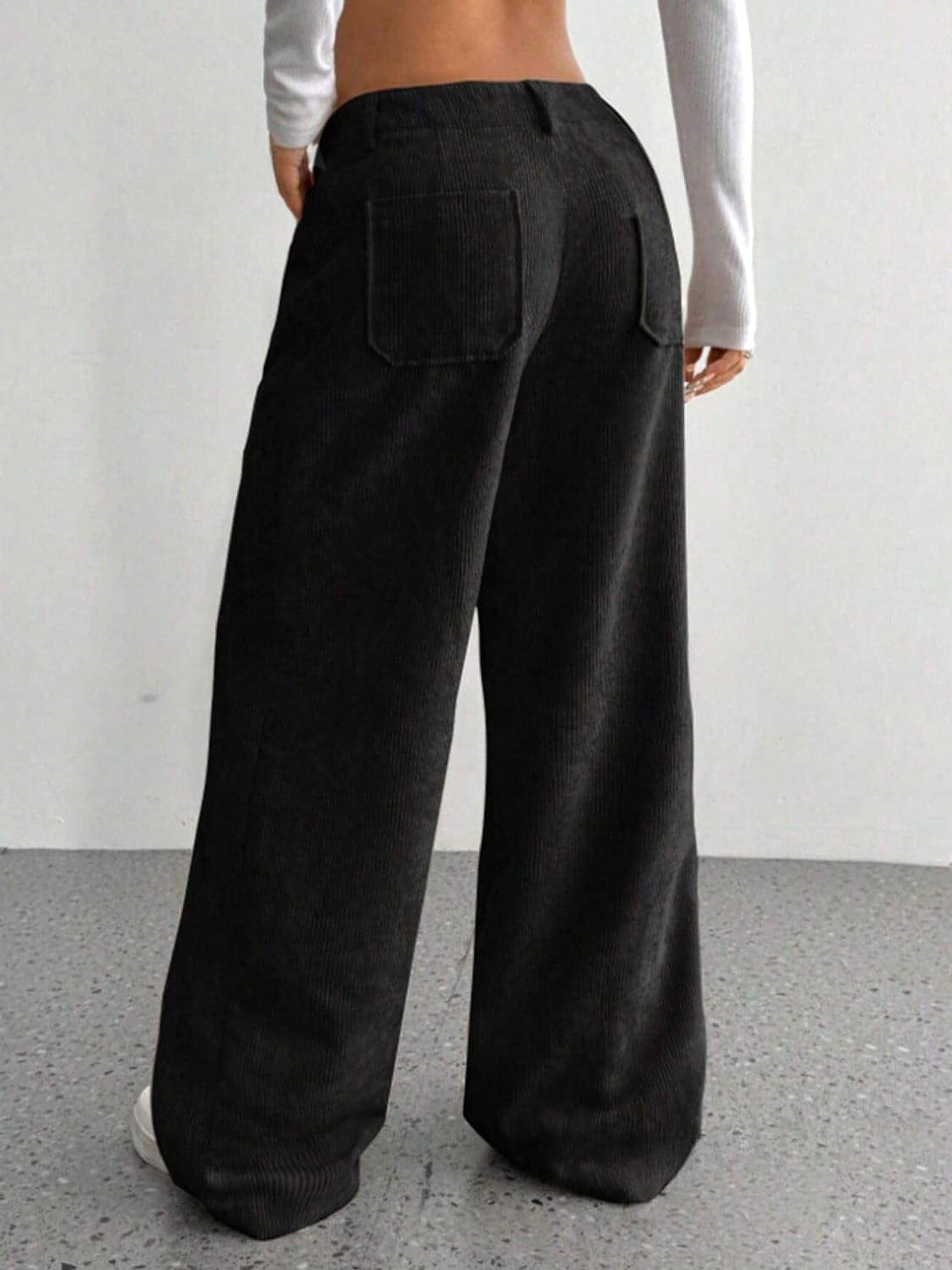 Wide Leg Pants with Pockets - enhanced image 8