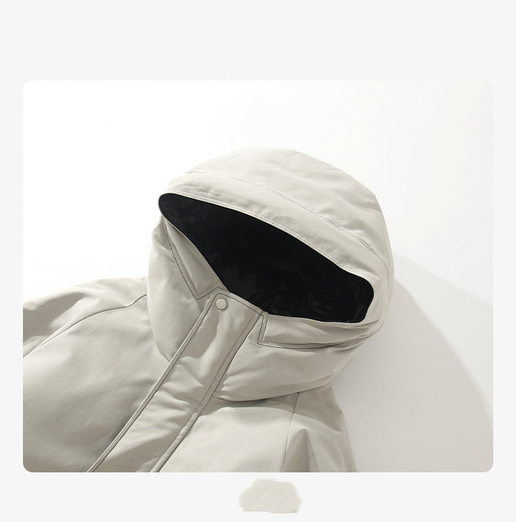 Winter Loose White Duck Down Quality Fashion Jacket Men - enhanced image 8