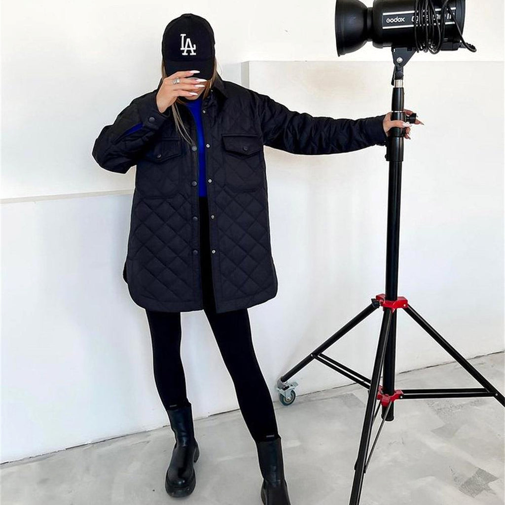 A.1 Women Rhombus Cotton-padded Jacket - enhanced image 8