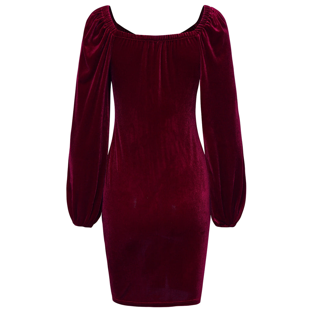 Women's Clothing Square Collar Dress - enhanced image 8