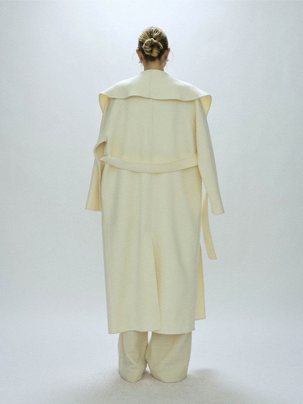 Women's Fashion Double-sided Wool Overcoat Coat - enhanced image 8