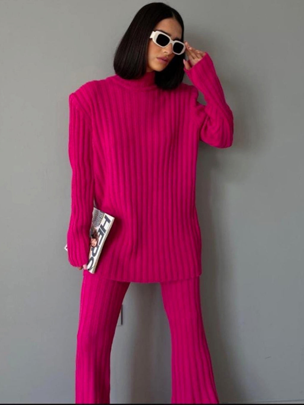 Women's Knitwear Pants Woolen (Tracksuit) - enhanced image 8