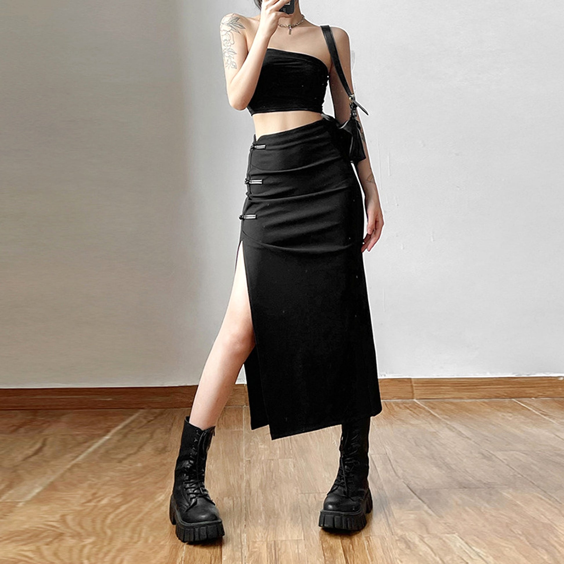 Women's Temperament Commuting Waist  Hip Skirt - enhanced image 8