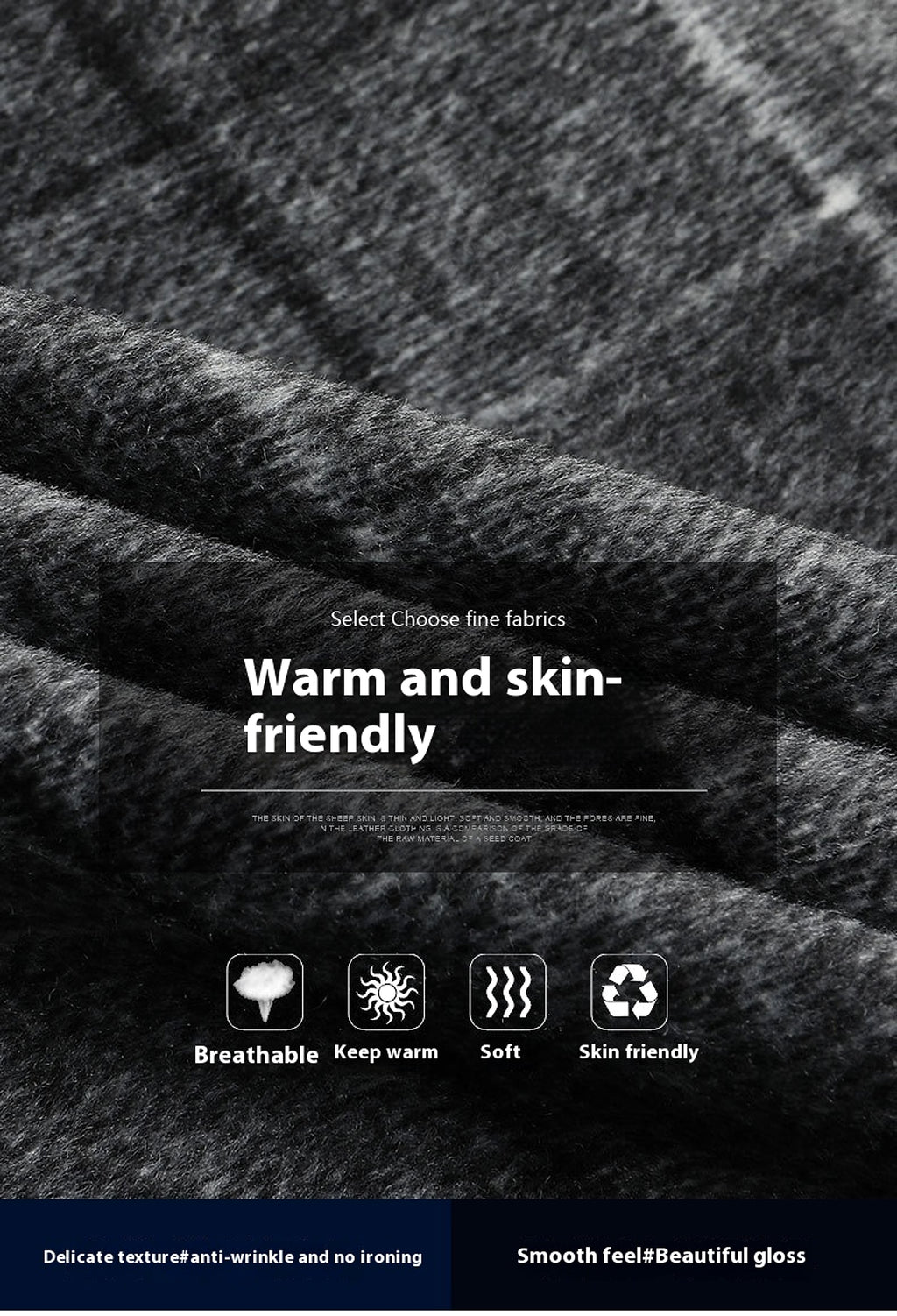 25 Edition – Men’s Wool-Blend Plaid Business Overcoat (Mid-Length) - enhanced image 9