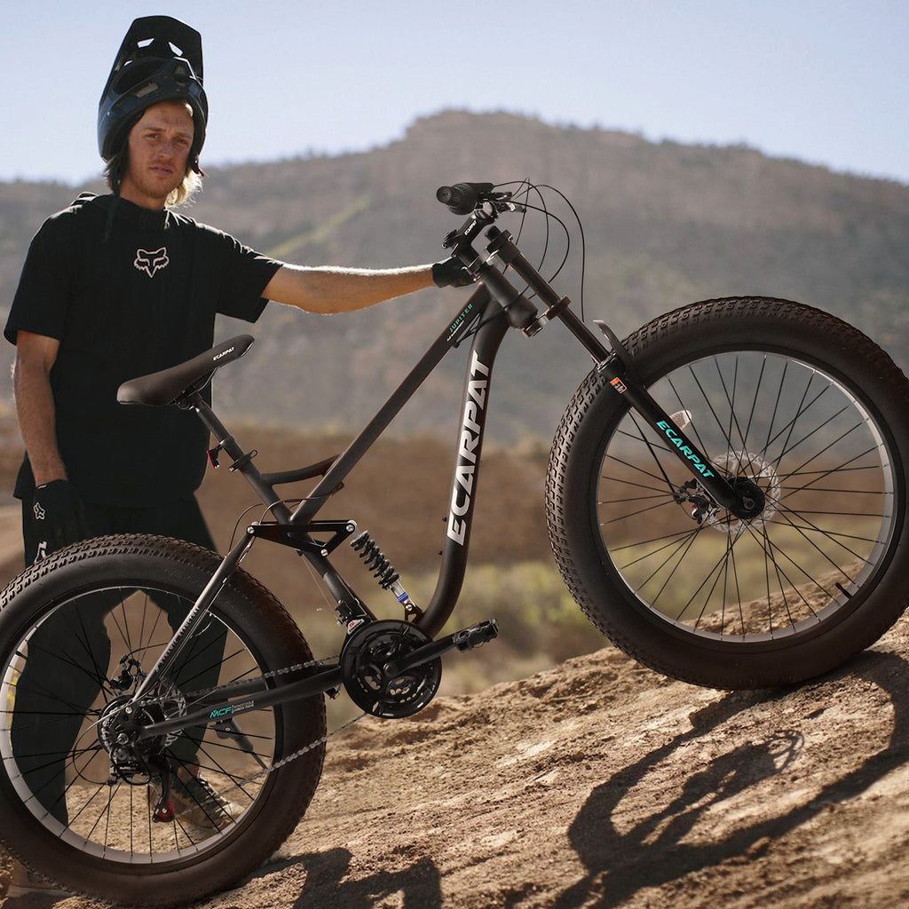 Ruffryde Ecarpat™ – 26" Full Suspension MTB (21-Speed, Dual Disc, Black) - enhanced image 9