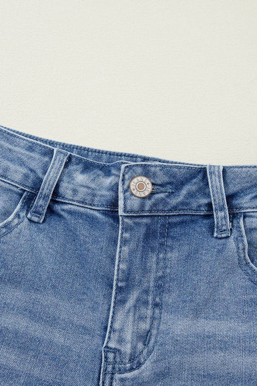 Ashleigh Blue Acid Wash Distressed Wide Leg High Waist Jeans - enhanced image 9