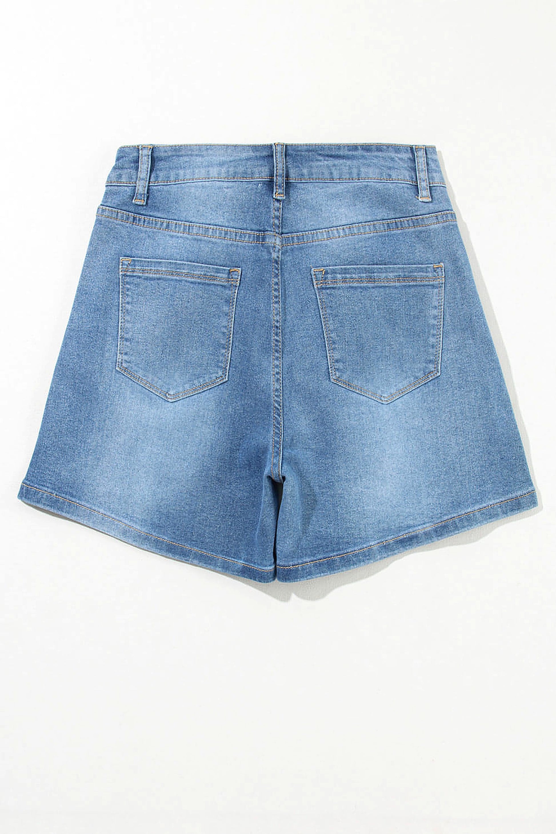 Ashleigh Blue Rhinestone Embellished Denim Shorts - enhanced image 9