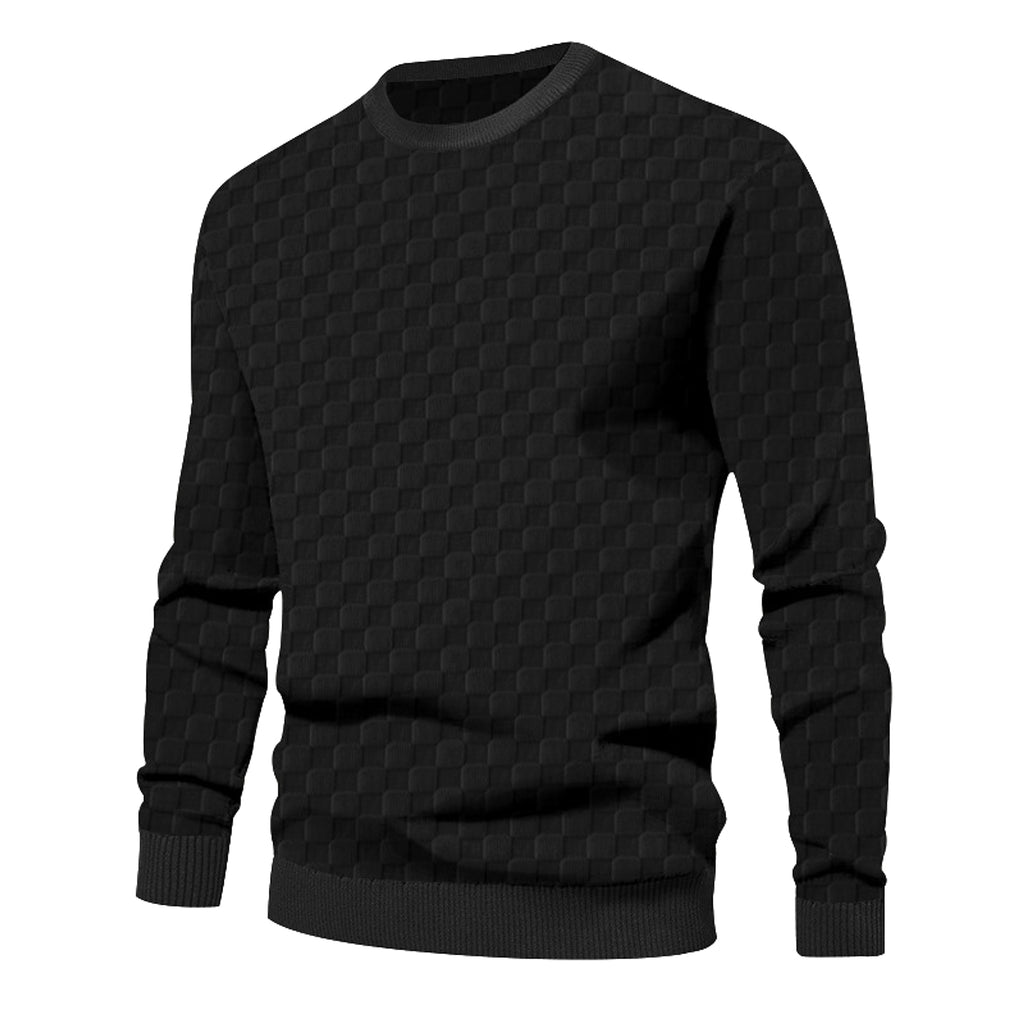 Crew Neck Casual Base Long Sleeve T-Shirt Men - enhanced image 9