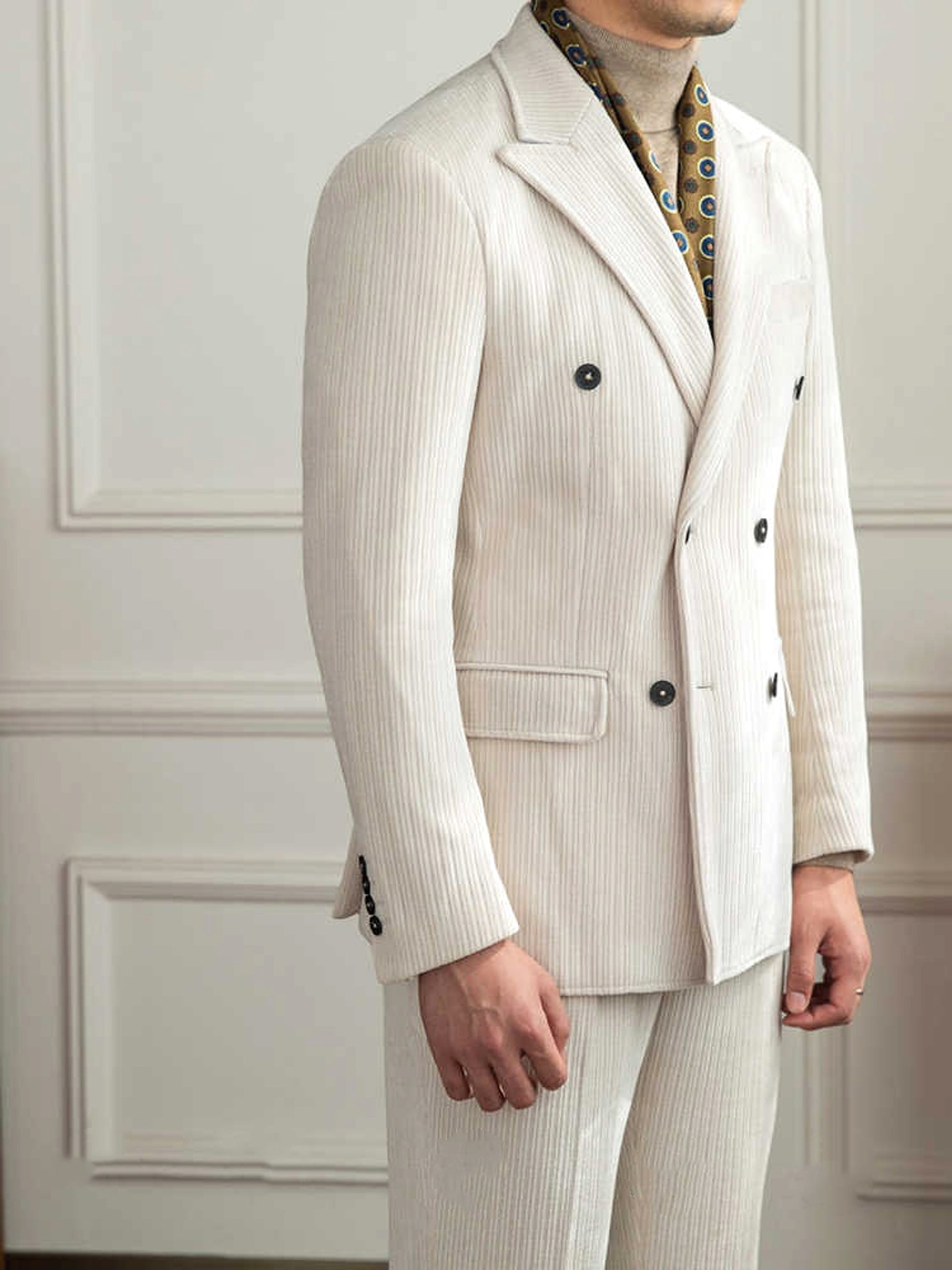 Caverton™ – Double-Breasted Luxury Suit (Autumn Edition) - enhanced image 9