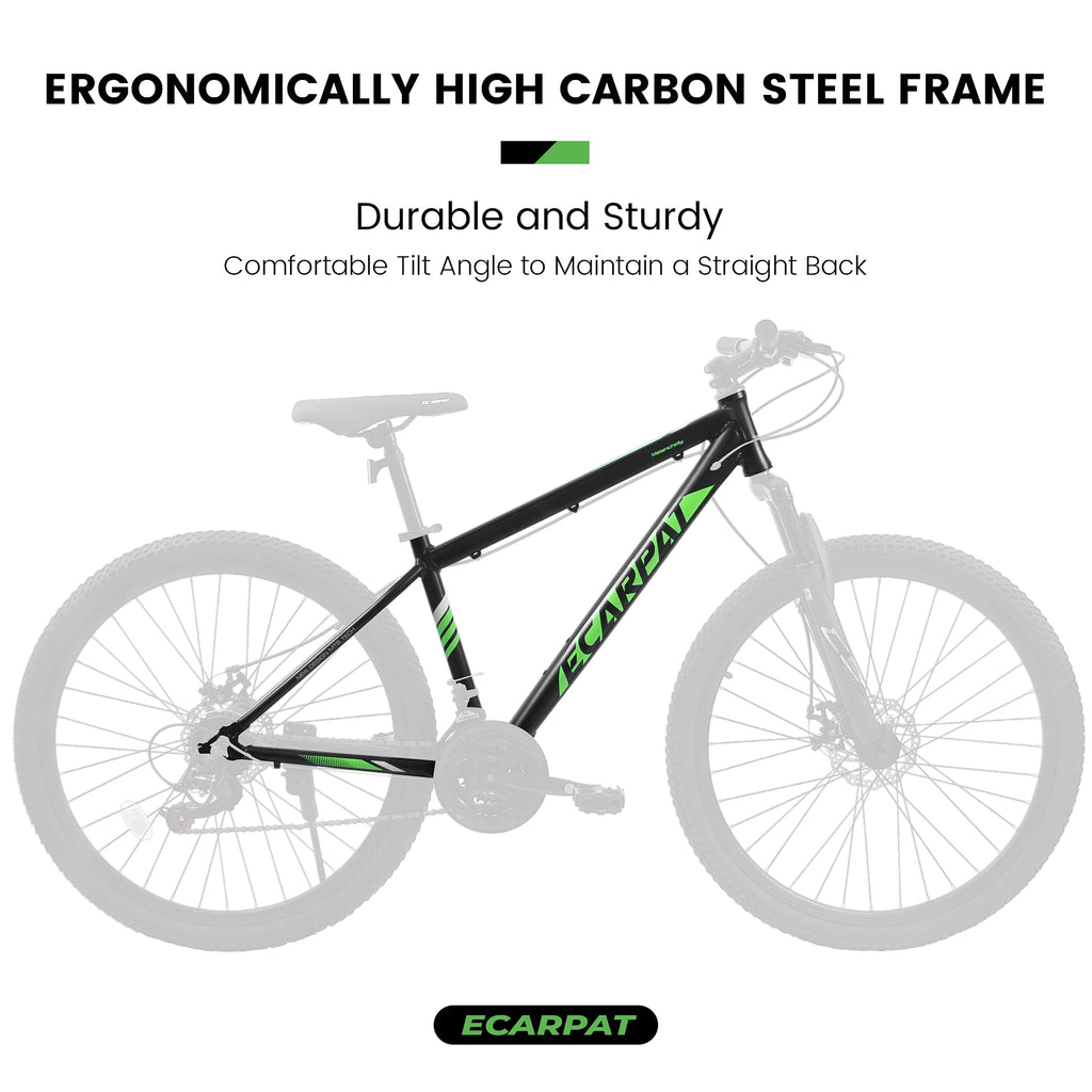 Ecarpat™ MTB - City-Cruizer – 27.5" 21-Speed Mountain Bike (ALUMINIUM Frame) - enhanced image 9