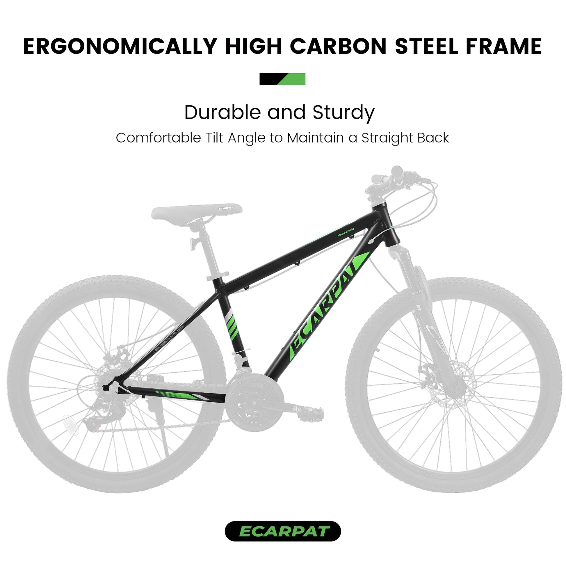 Ecarpat™ MTB - City-Cruizer – 27.5" 21-Speed Mountain Bike (ALUMINIUM Frame) - enhanced image 9