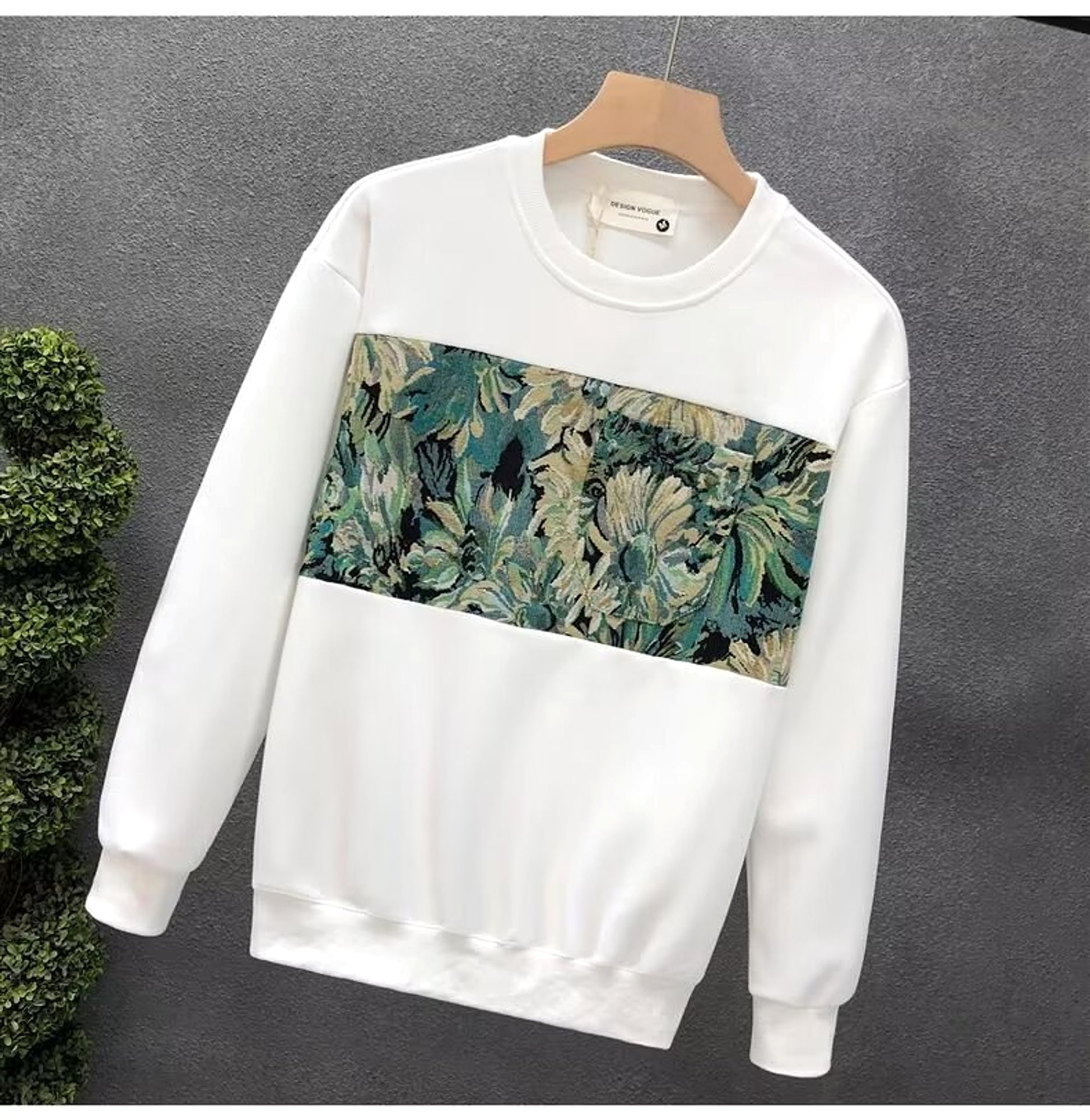 Fashion Brand Crew Neck Pullover Sweatshirt Men - enhanced image 9