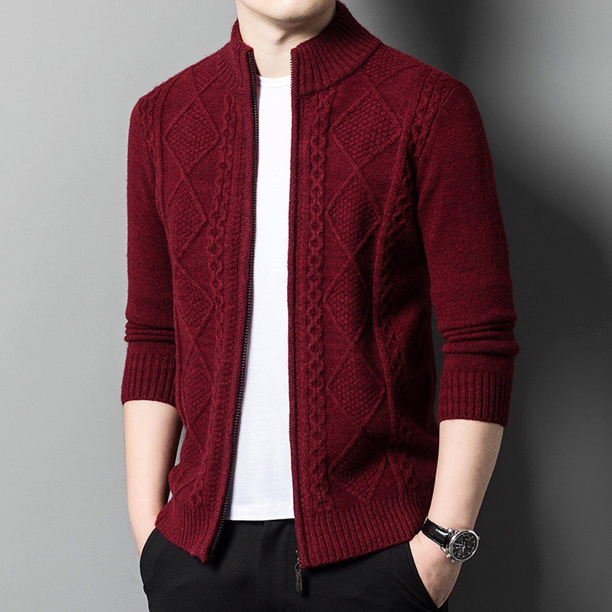 NordZip™ – Half-Turtleneck Zipper Jacket for Men - enhanced image 9