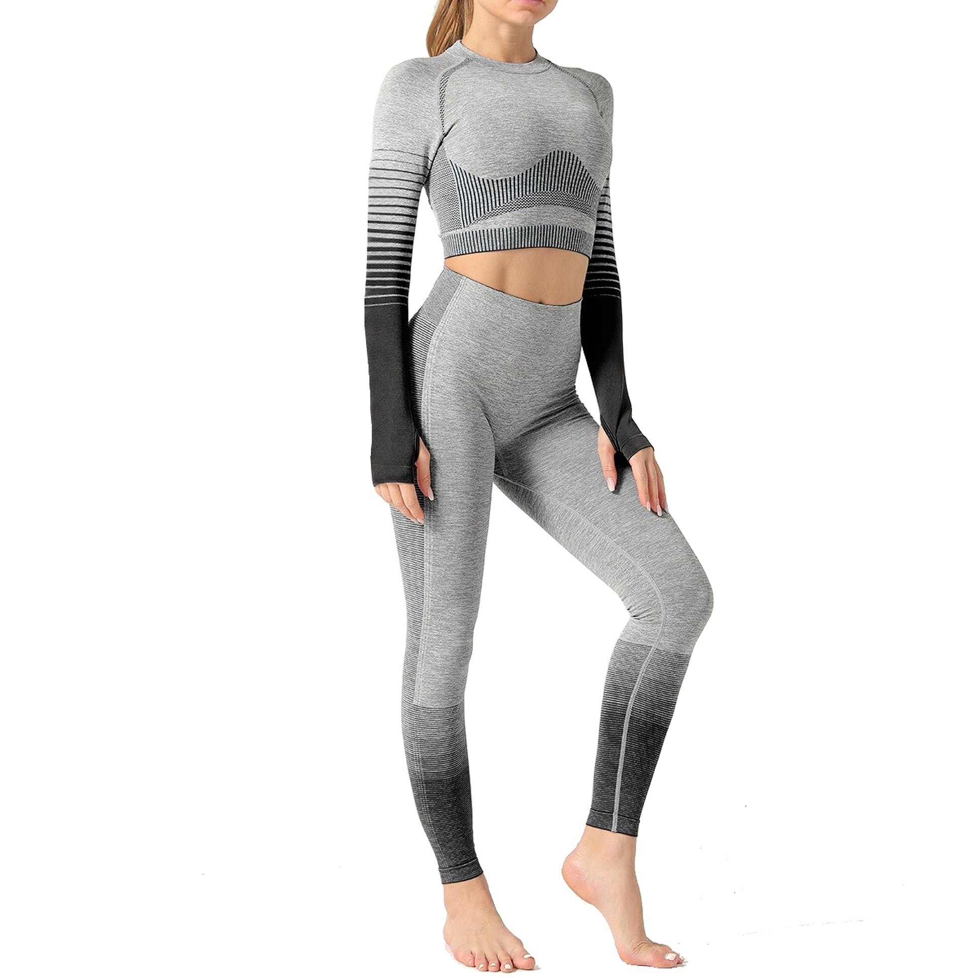 FlexSculpt™ – 2-Piece Seamless Gradient Workout Set - enhanced image 9