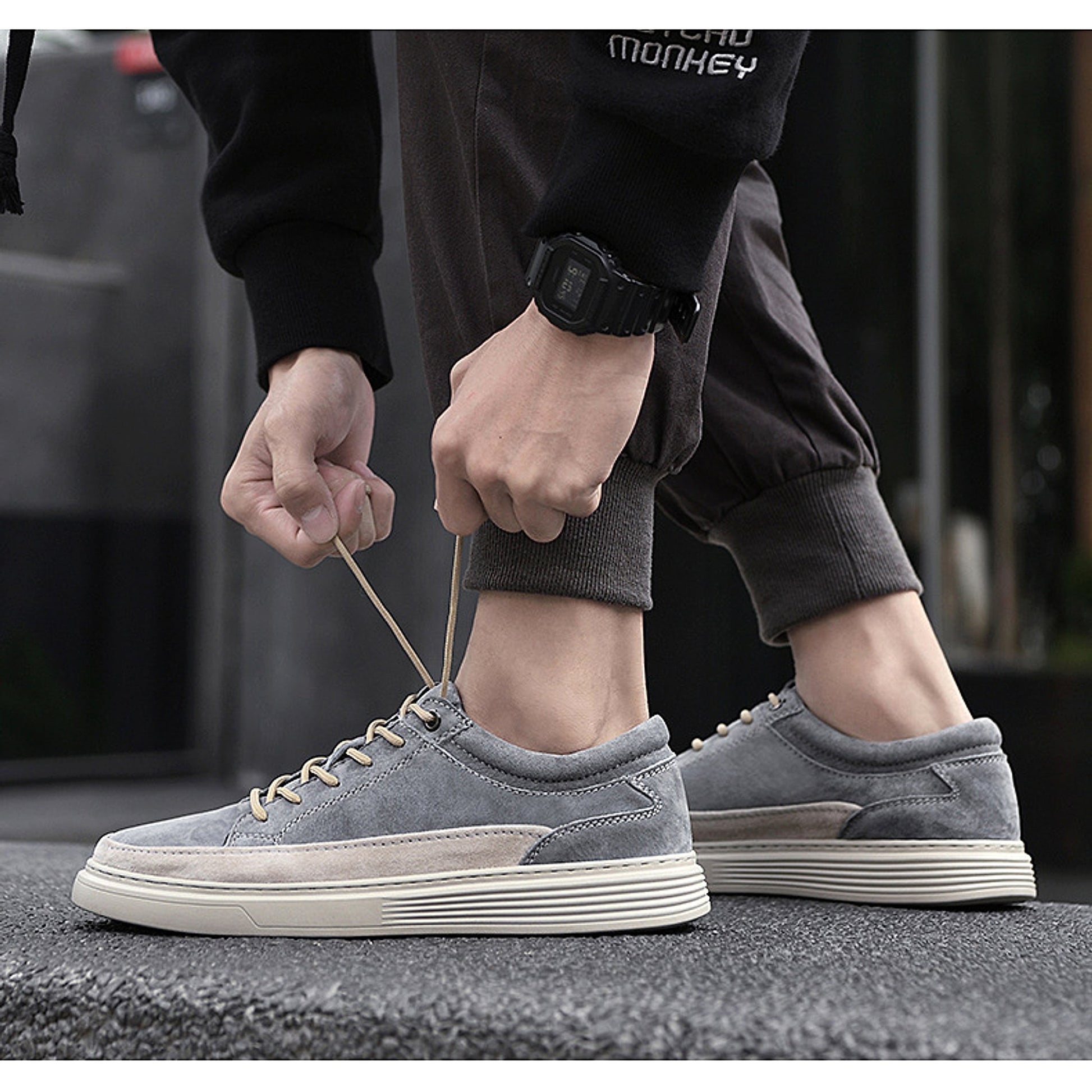 Four Seasons All-match Soft Bottom Casual Sports Skate Shoes Men - enhanced image 9