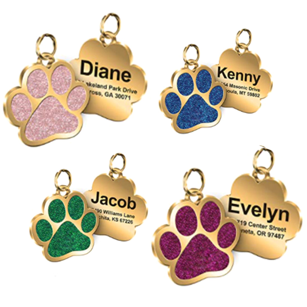 Paw Print Metal Keychain – Stylish & Durable Pet Lover Accessory - enhanced image 9