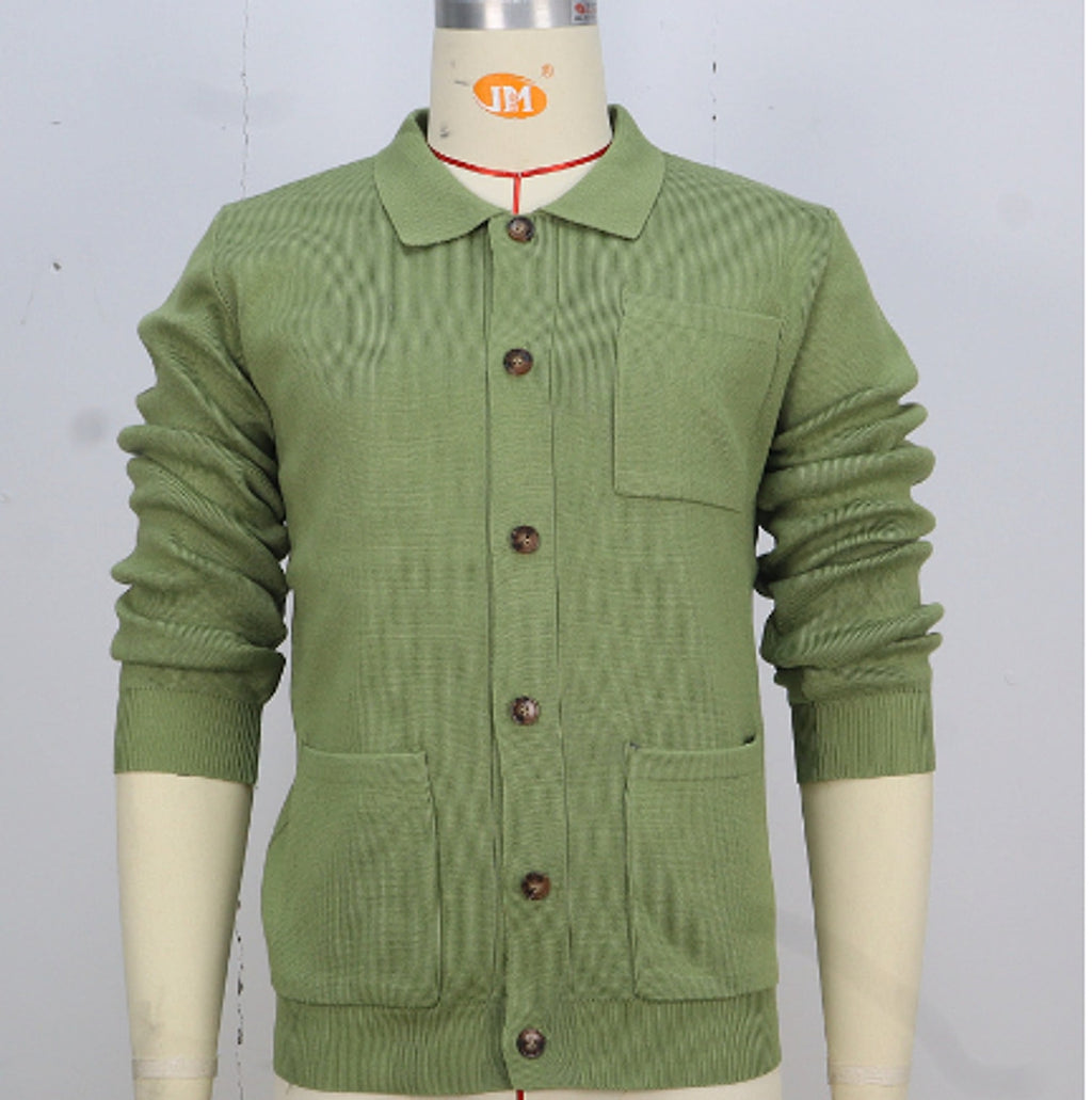 High-density Sweater Shirt Collar Long Sleeve - enhanced image 9