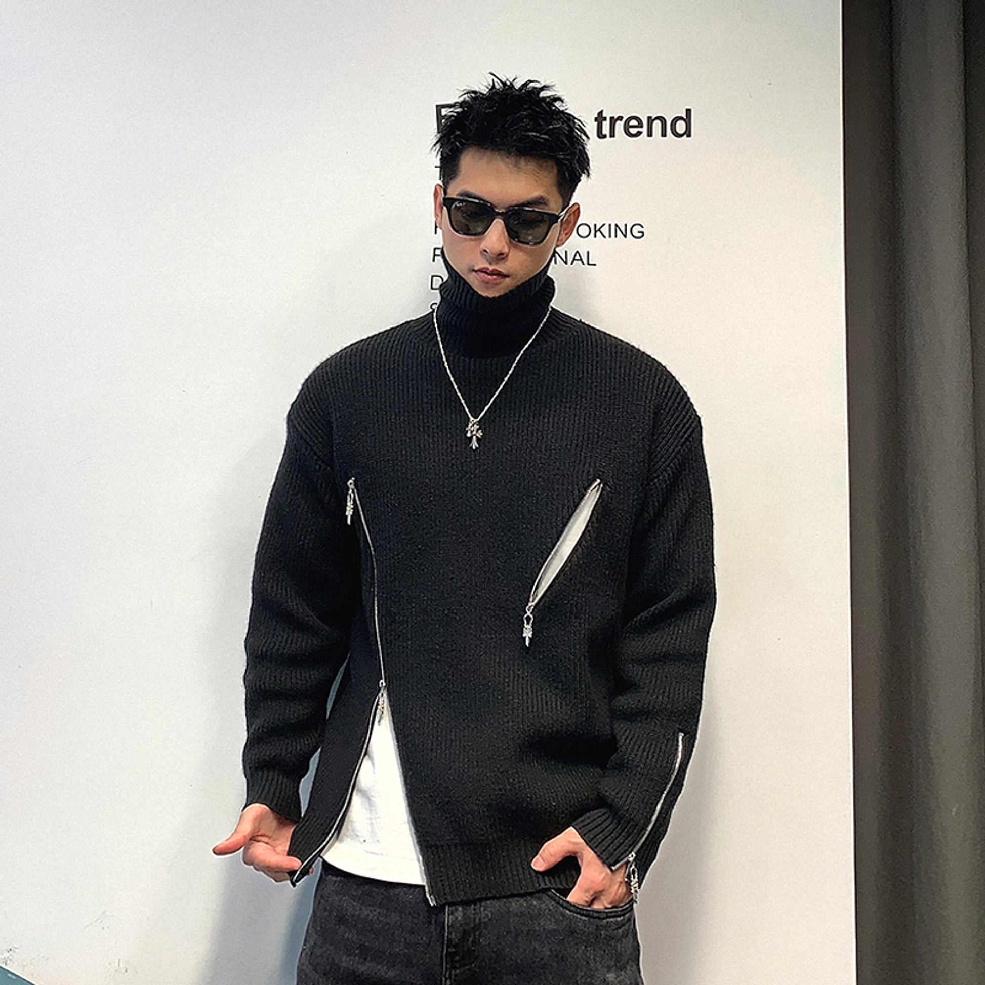 LuxeLayer™ – Inner-Lined Oversized Collar Top - enhanced image 9
