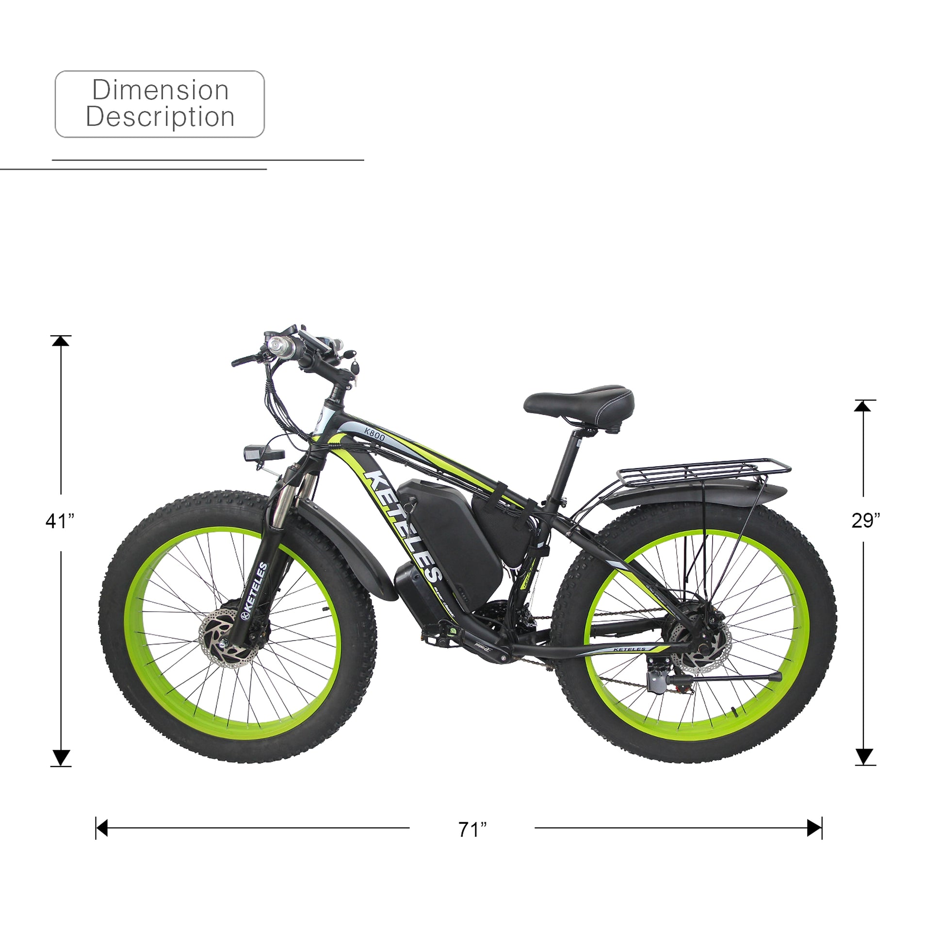 Ketteles™ K800 – Full Alloy E-Mountainbike (48V 21Ah, 21-Speed, Dual Disc Brake) - enhanced image 9