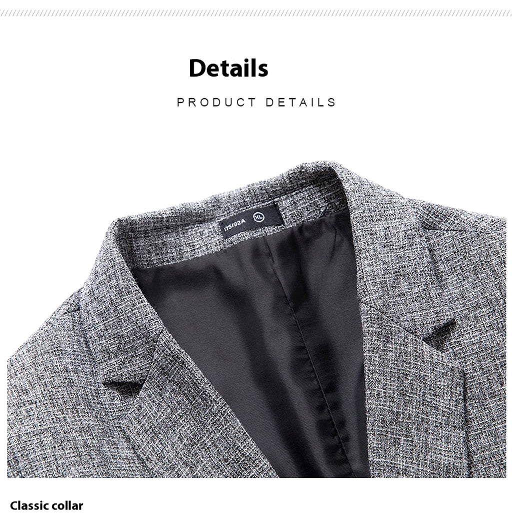Korean-style Slim-fit Single Row One Button Small Business Suit Coat - enhanced image 9