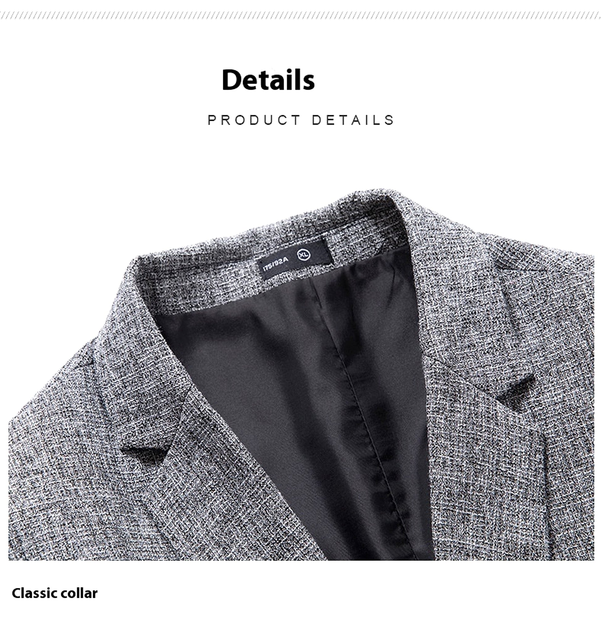 Korean-style Slim-fit Single Row One Button Small Business Suit Coat - enhanced image 9