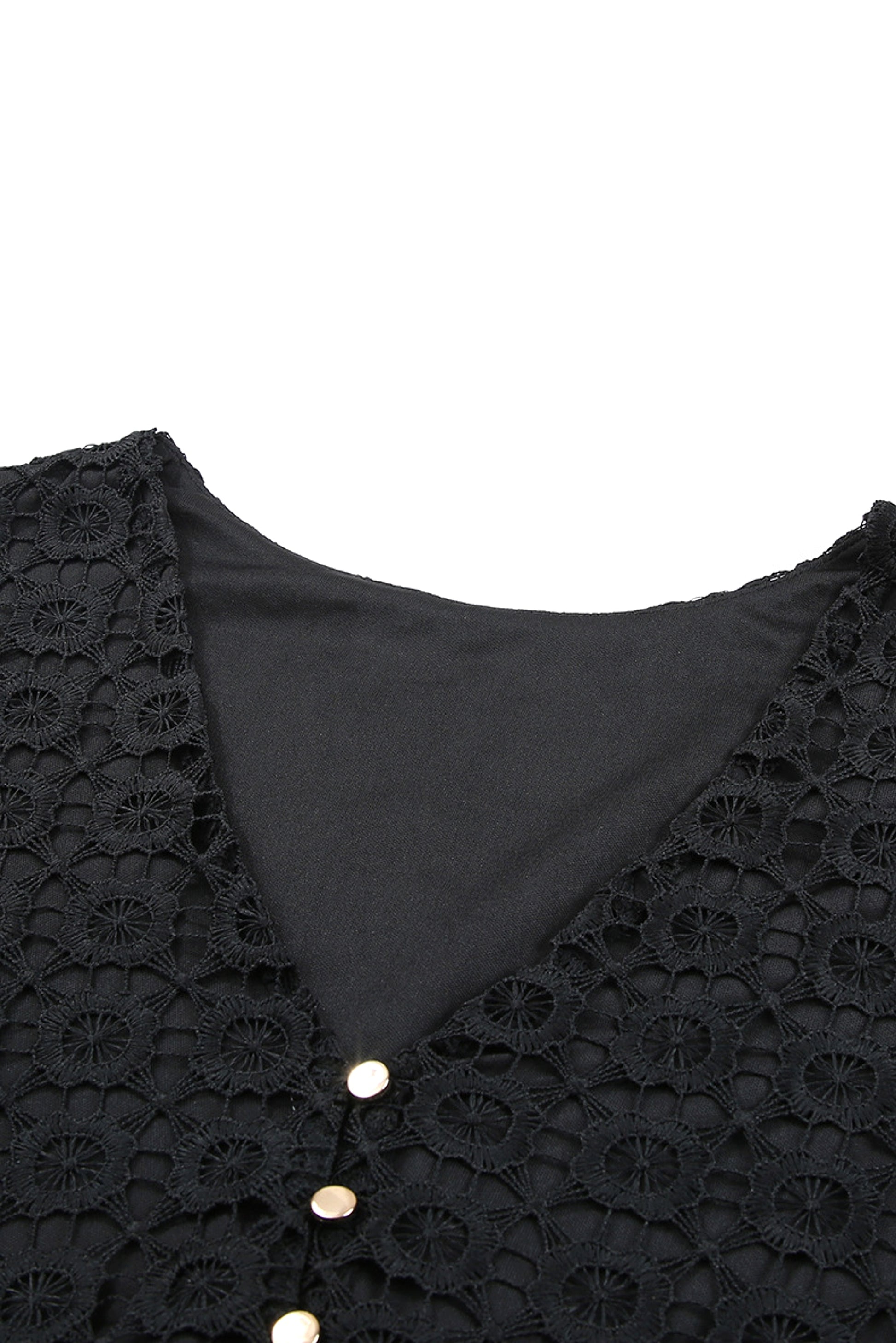 A. Lace Stitching Long Sleeve Dress Women - enhanced image 9