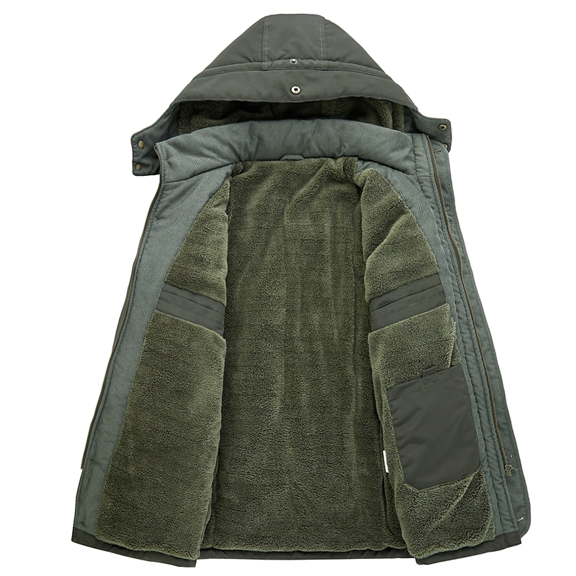 A.1 Lambswool Liner Cotton Coat Jacket Men - enhanced image 9