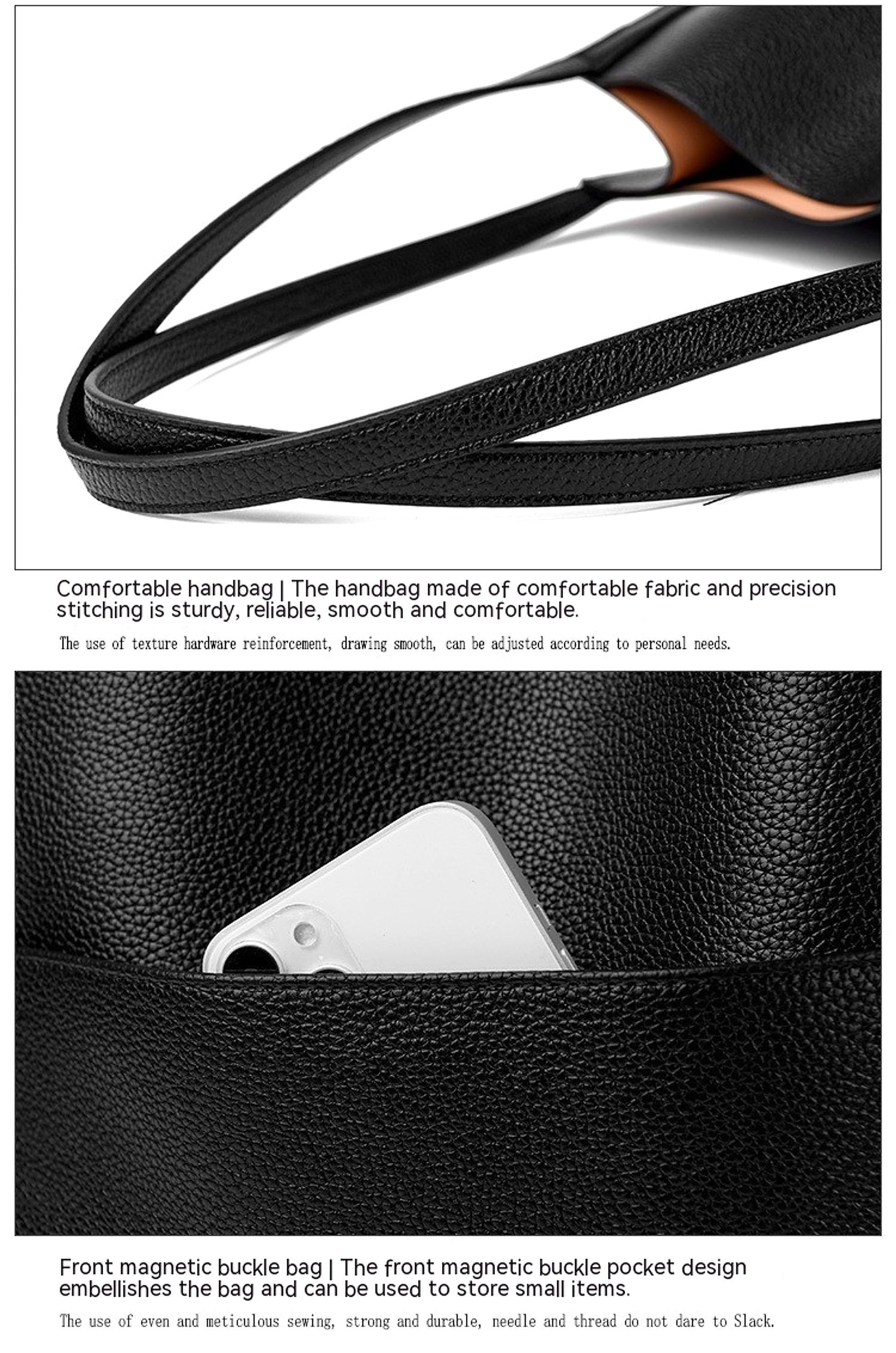 Large Capacity Totes Women's Commuter Hand-carrying Bag - enhanced image 9
